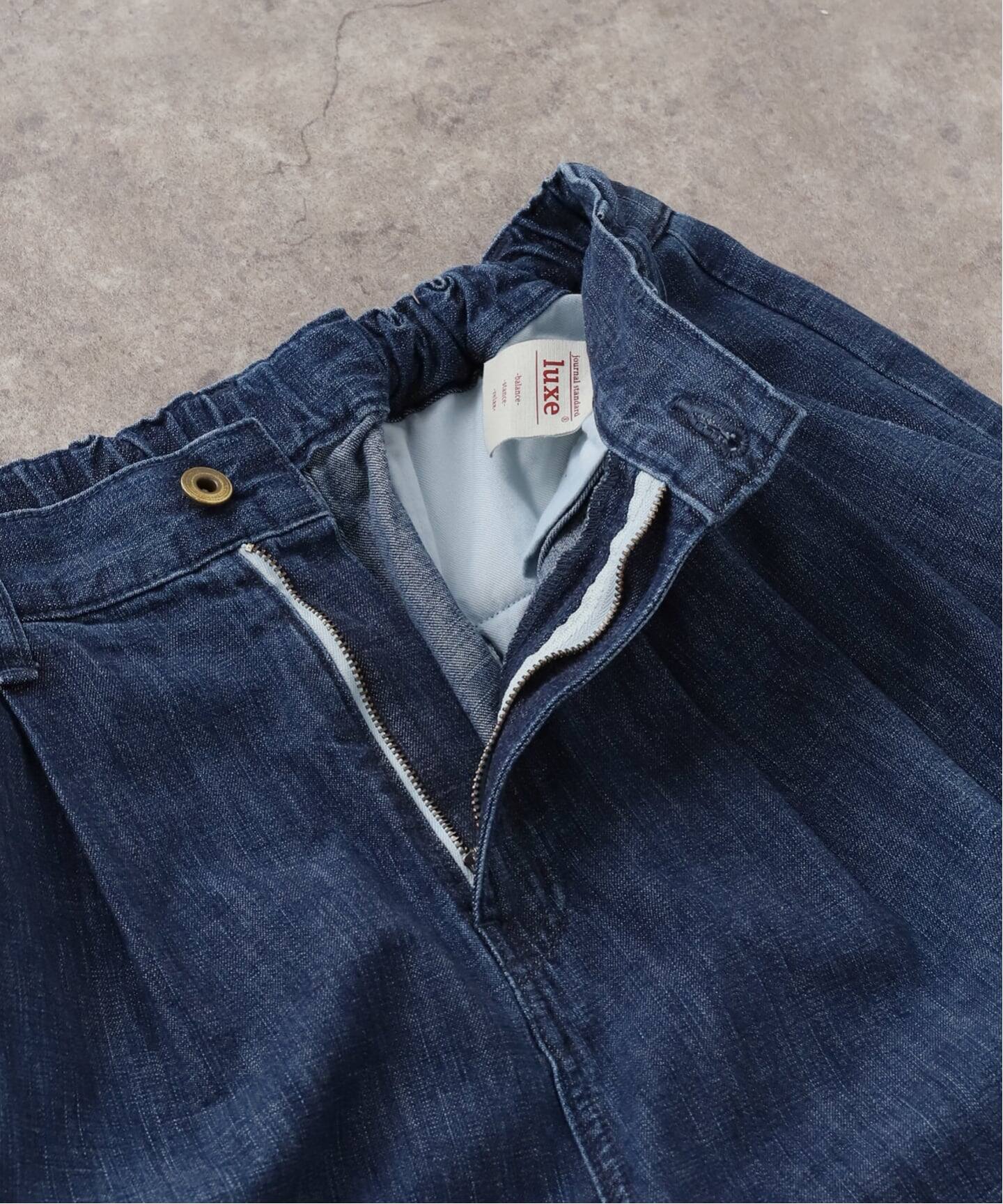 10OZ タックワイドパンツ（デニムパンツ・ジーンズ）｜journal