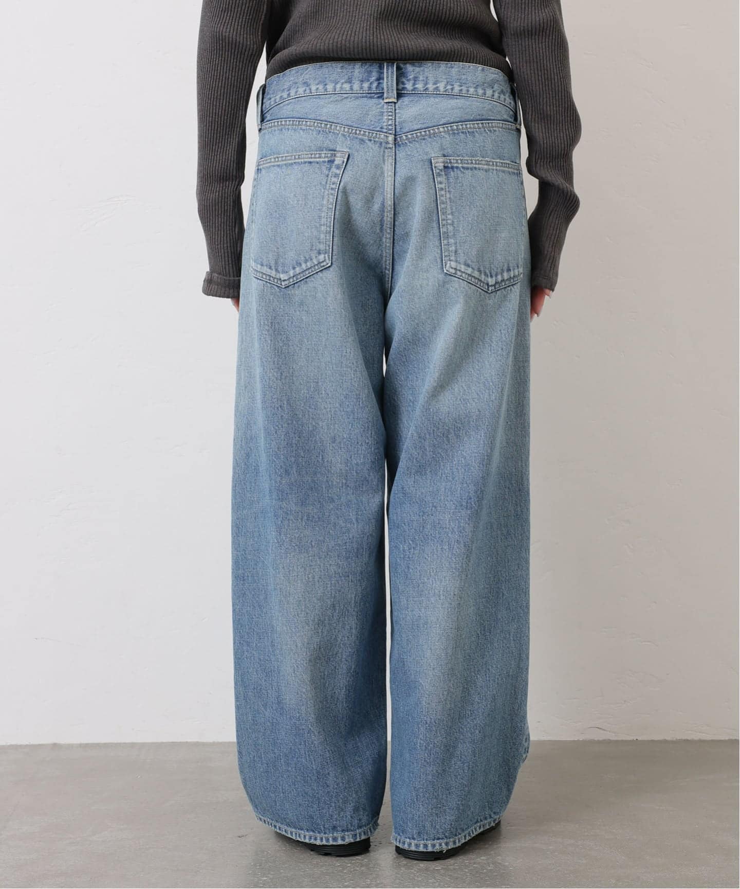 JOURNAL STANDARD LUXE12.5OZデニムフレアバギー5PK 13.5OZデニム