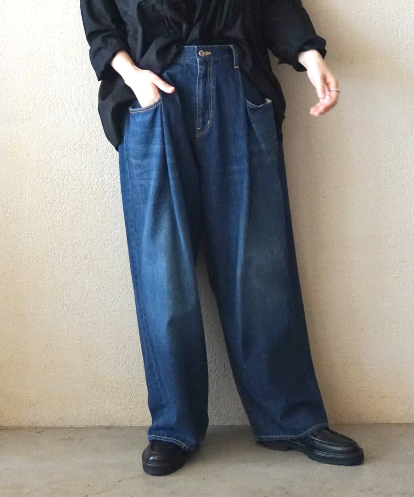 ジャーナルスタンダードラックス　◆10ozデニム コラパンツ◆ 追加 3》10OZデニム コラパンツ（デニムパンツ・ジーンズ
