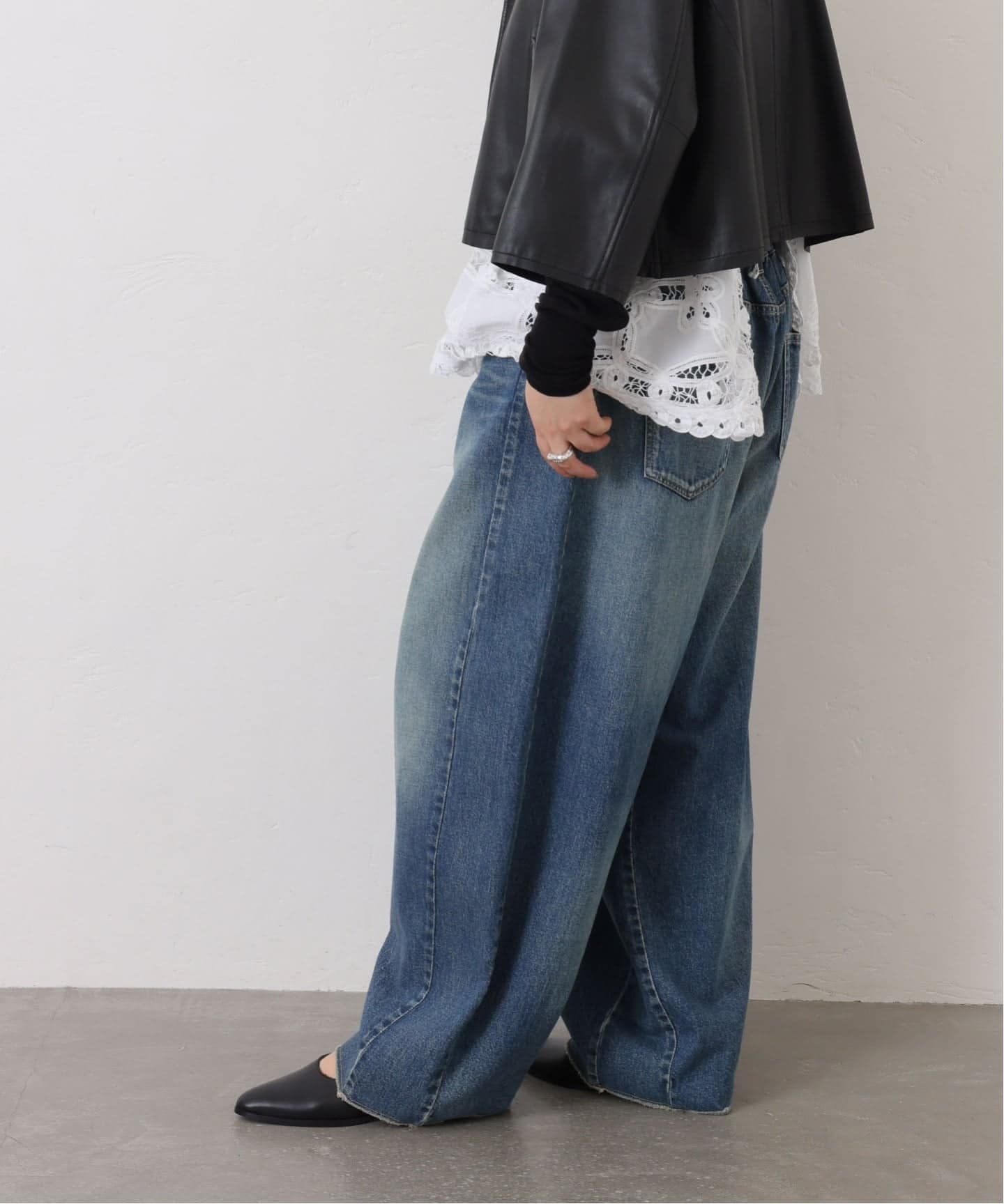 【JOURNAL STANDARD LUXE 】11OZデニム 追加予約4》11OZデニム スウィッチパンツ（デニムパンツ・ジーンズ