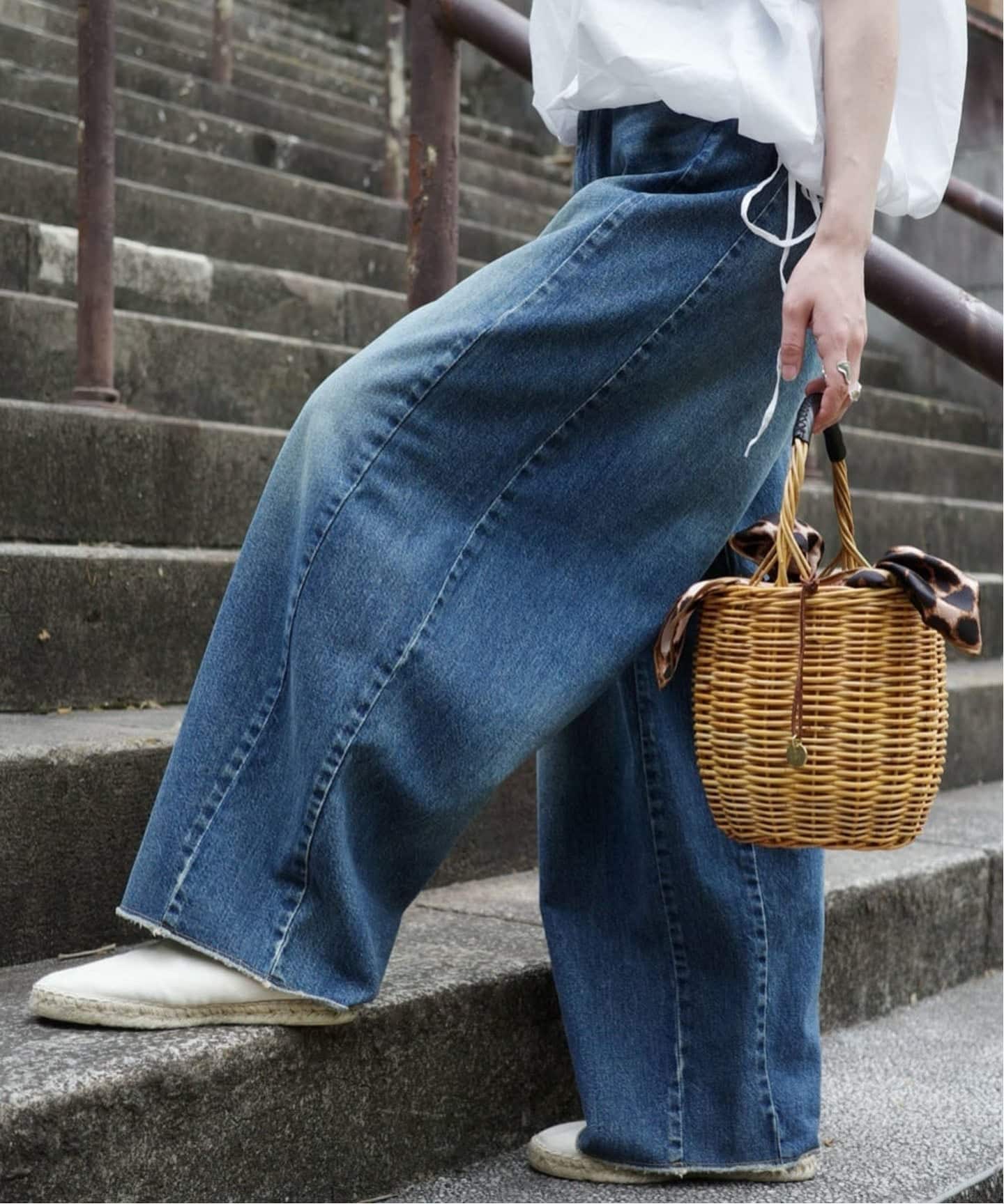 ジャーナルスタンダードラックス　スウィッチデニムパンツ　M 新品 ジャーナルスタンダード ラックス デニムパンツ 11oz デニム