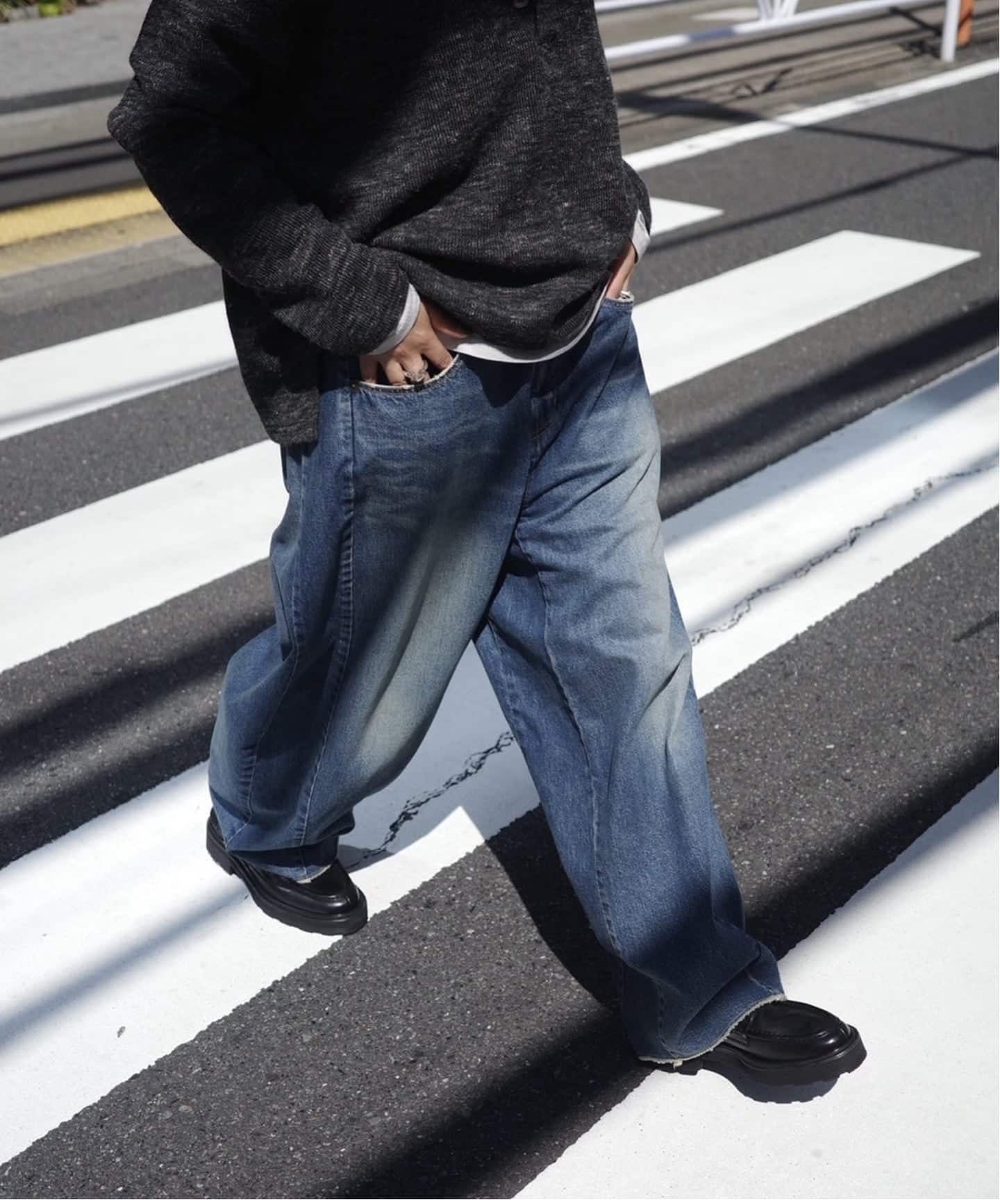 js luxe☆110ZデニムスウィッチパンツM 追加予約4》11OZデニム スウィッチパンツ（デニムパンツ