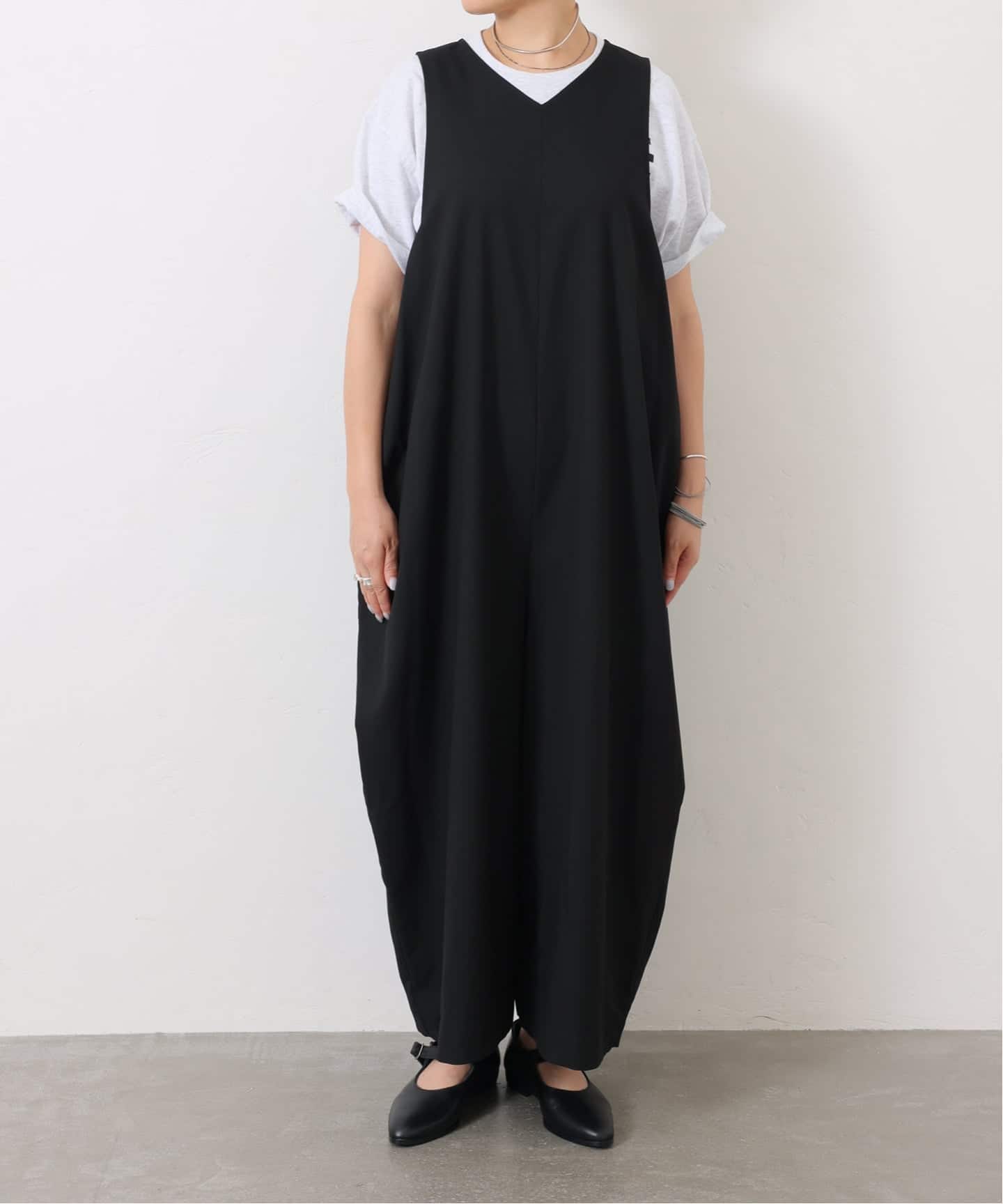 JOURNAL STANDARD LUXE Vネックサロペット TRツイル Vネックサロペット（サロペット／オーバーオール