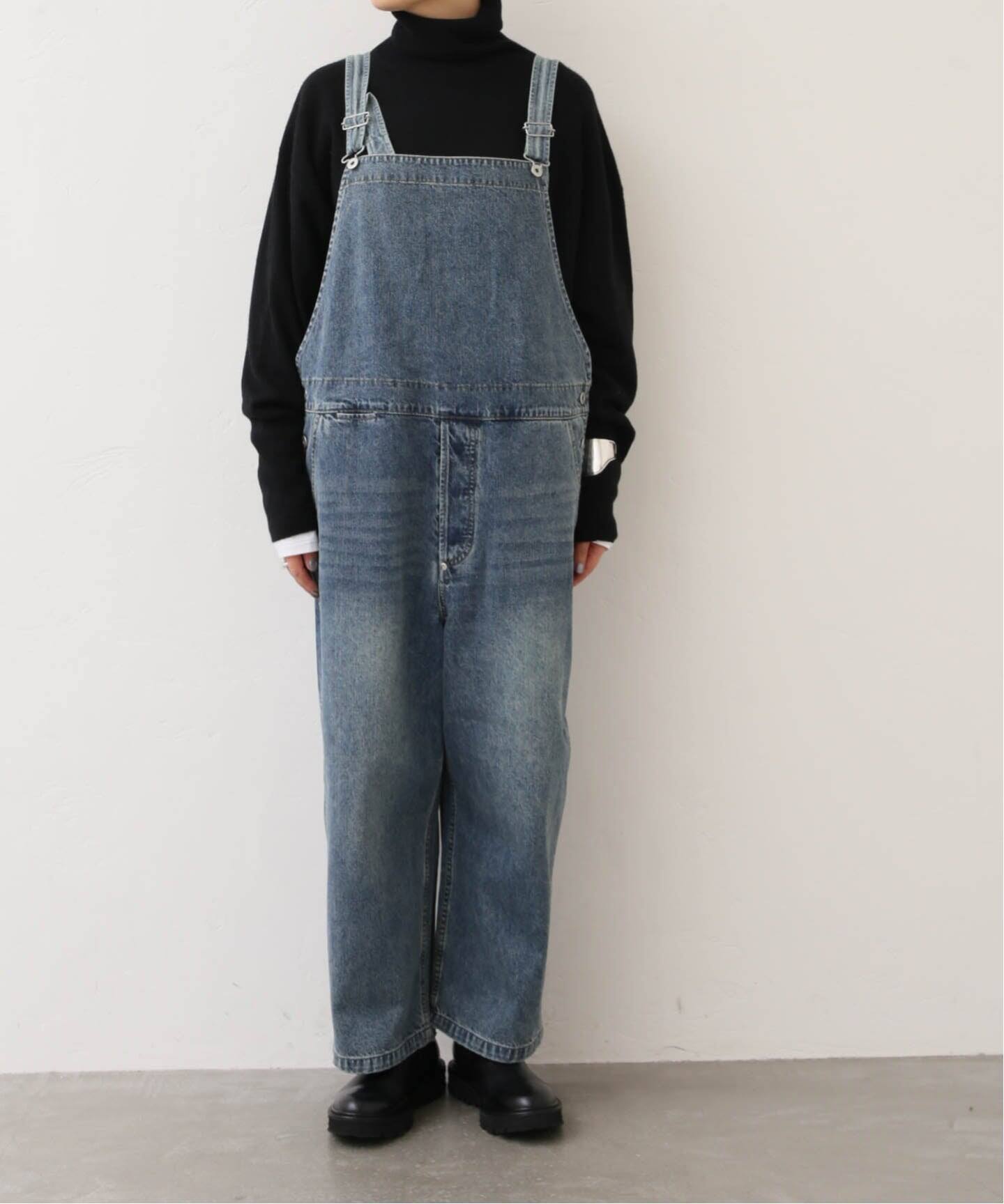 11OZデニムミドルバックオーバーオール 11OZデニムミドルバックオーバーオール（サロペット／オーバーオール