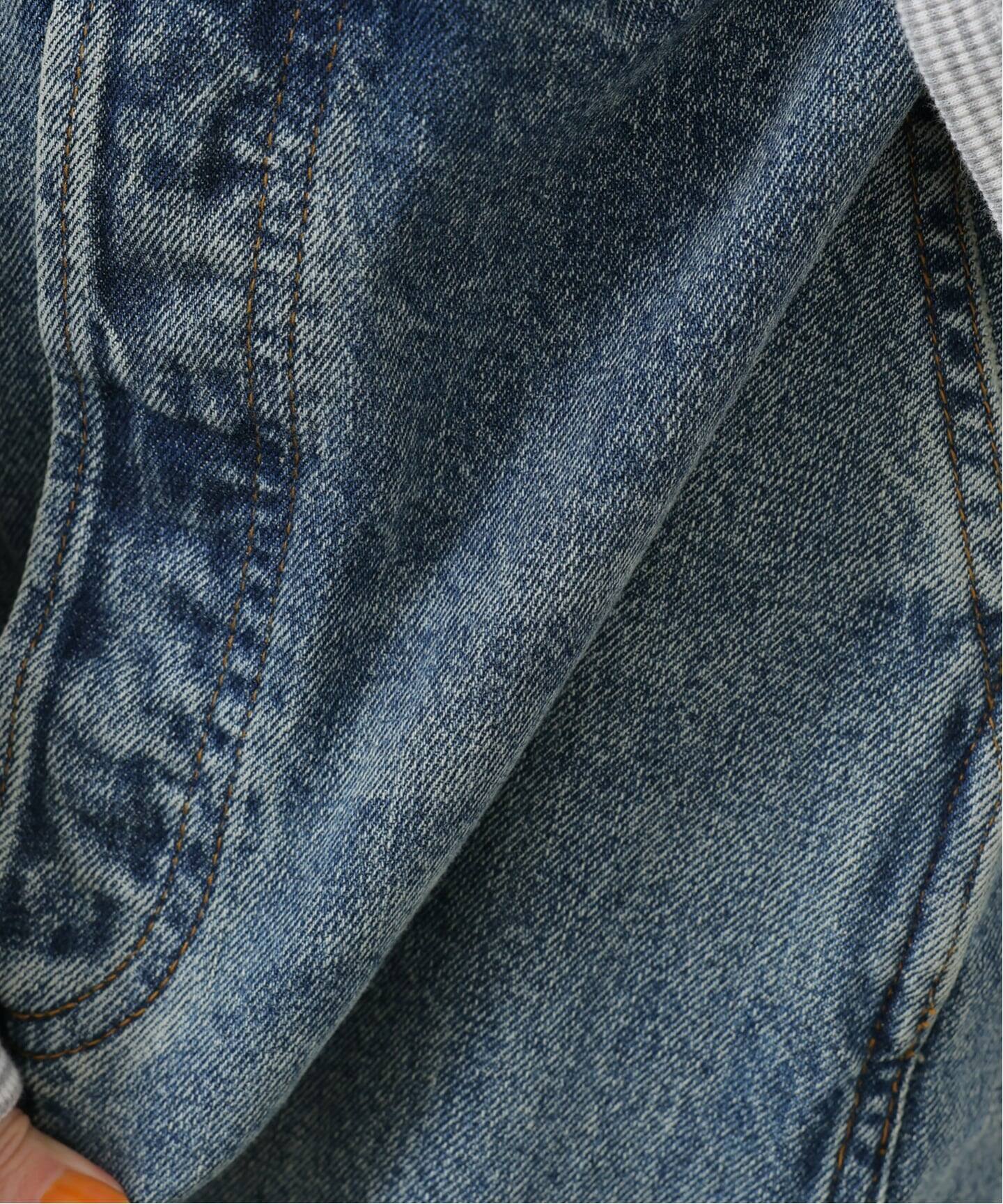 11OZデニムミドルバックオーバーオール（サロペット／オーバーオール