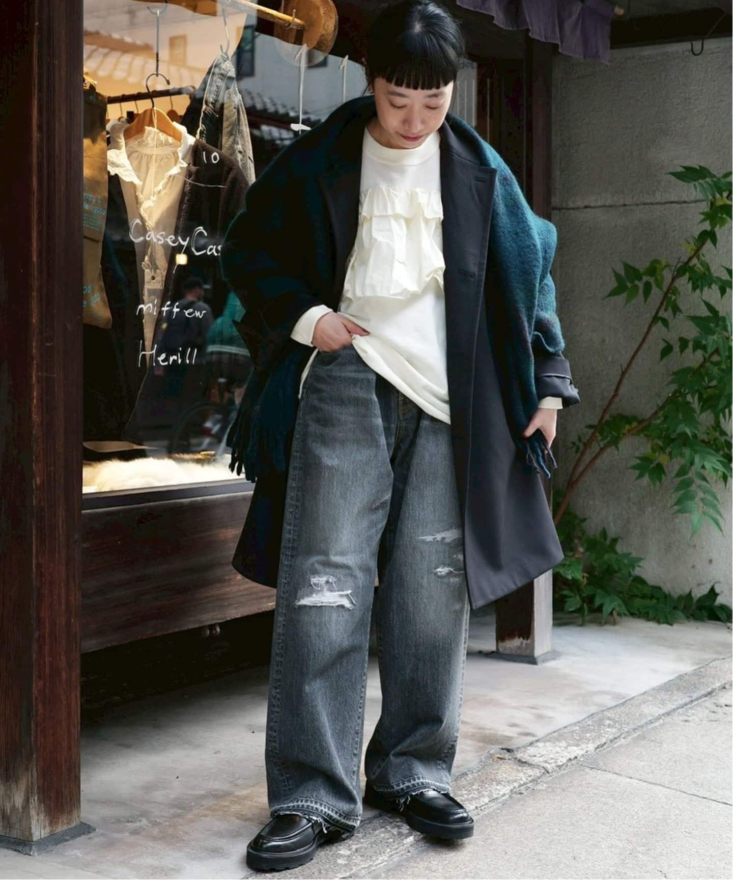 JOURNAL STANDARD LUXE 13OZ 5PKデニム 13OZデニム ダメージ5PK（デニムパンツ・ジーンズ）｜journal standard