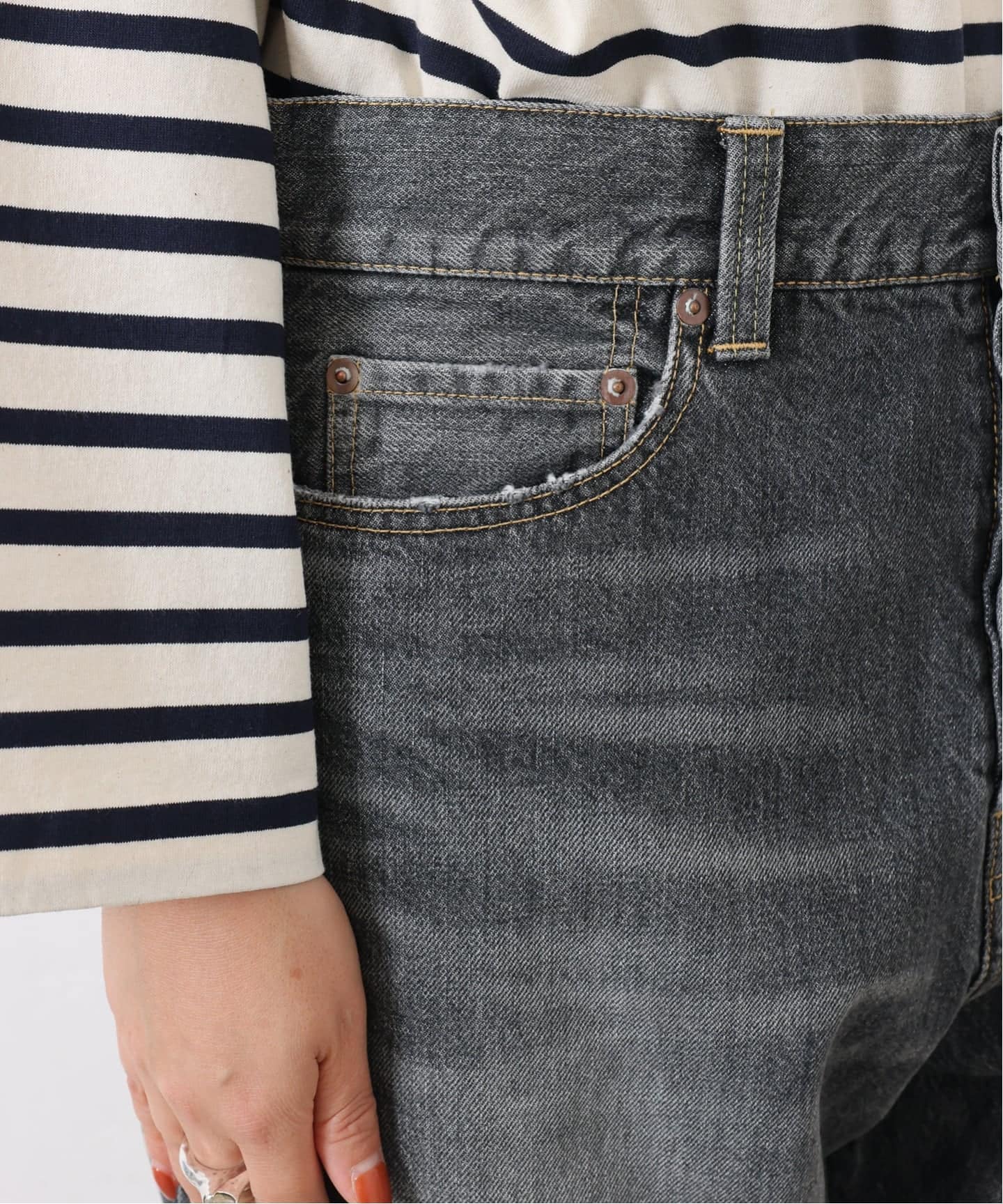 13OZデニム ダメージ5PK（デニムパンツ・ジーンズ）｜journal standard