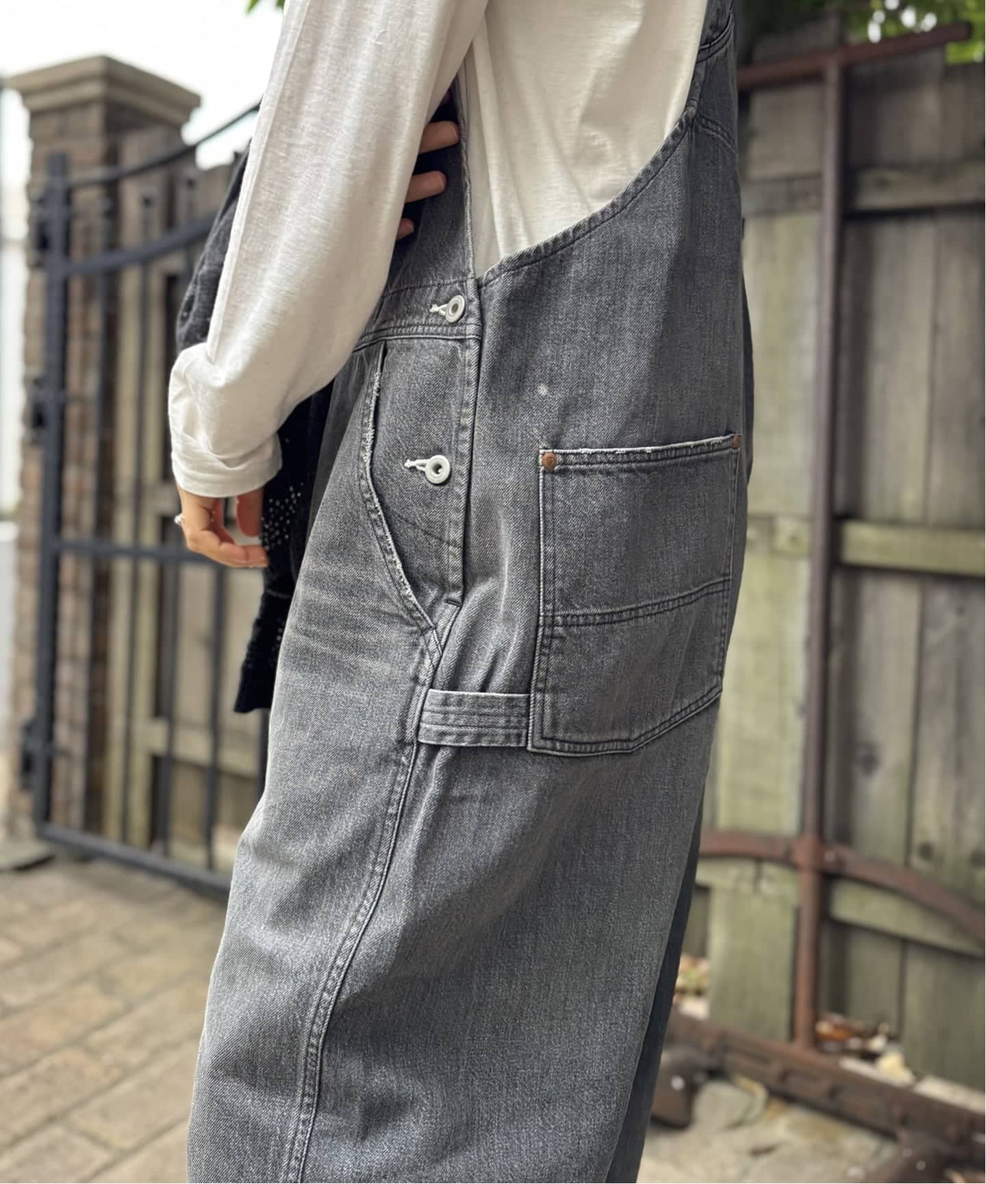 11OZデニム ワークオーバーオール（サロペット／オーバーオール