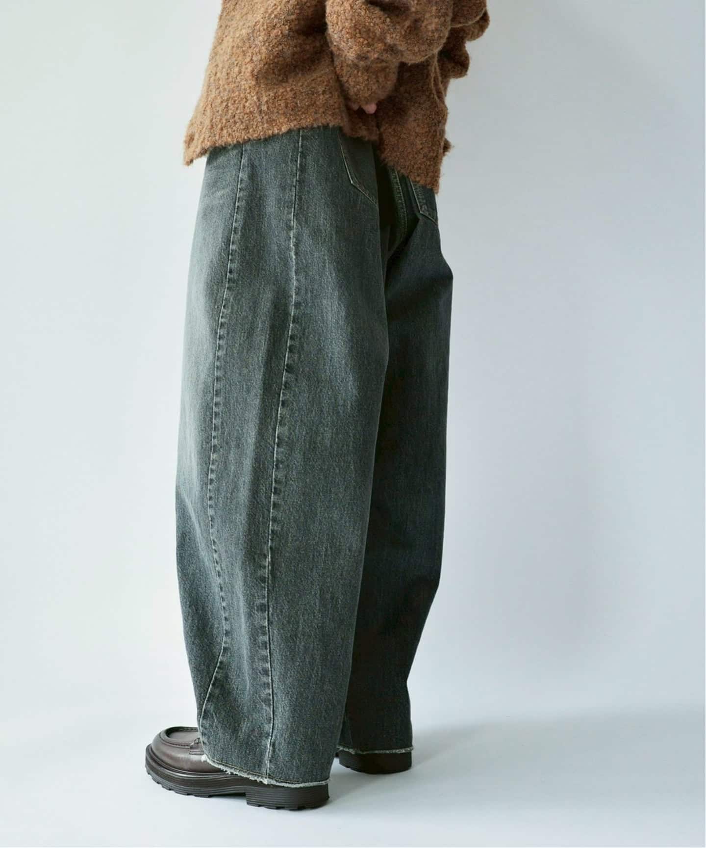 予約》13OZデニム スウィッチパンツ（BLK）（デニムパンツ