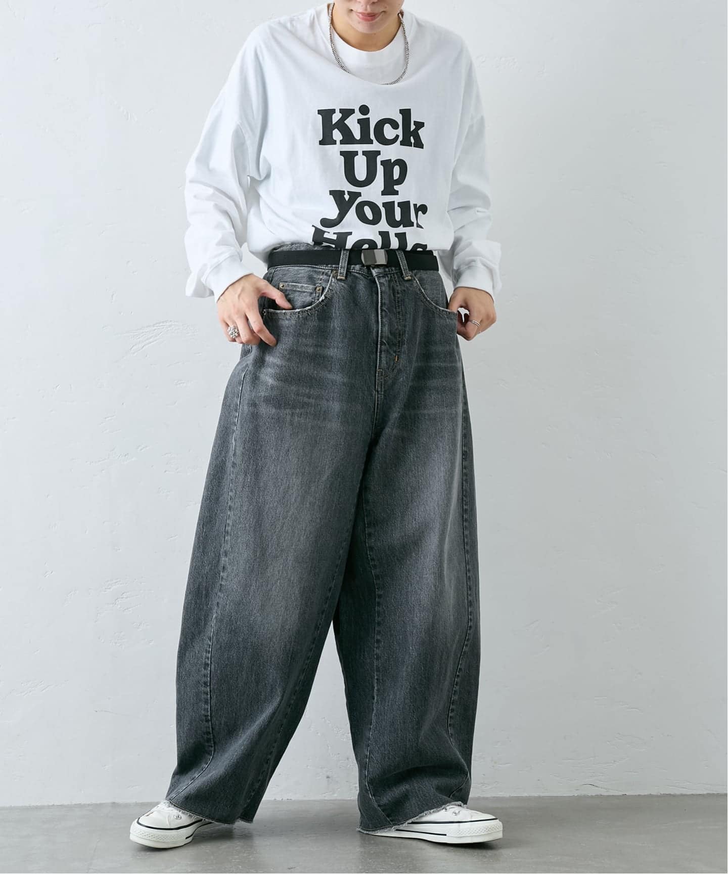 13OZデニム スウィッチパンツ（BLK）（デニムパンツ・ジーンズ