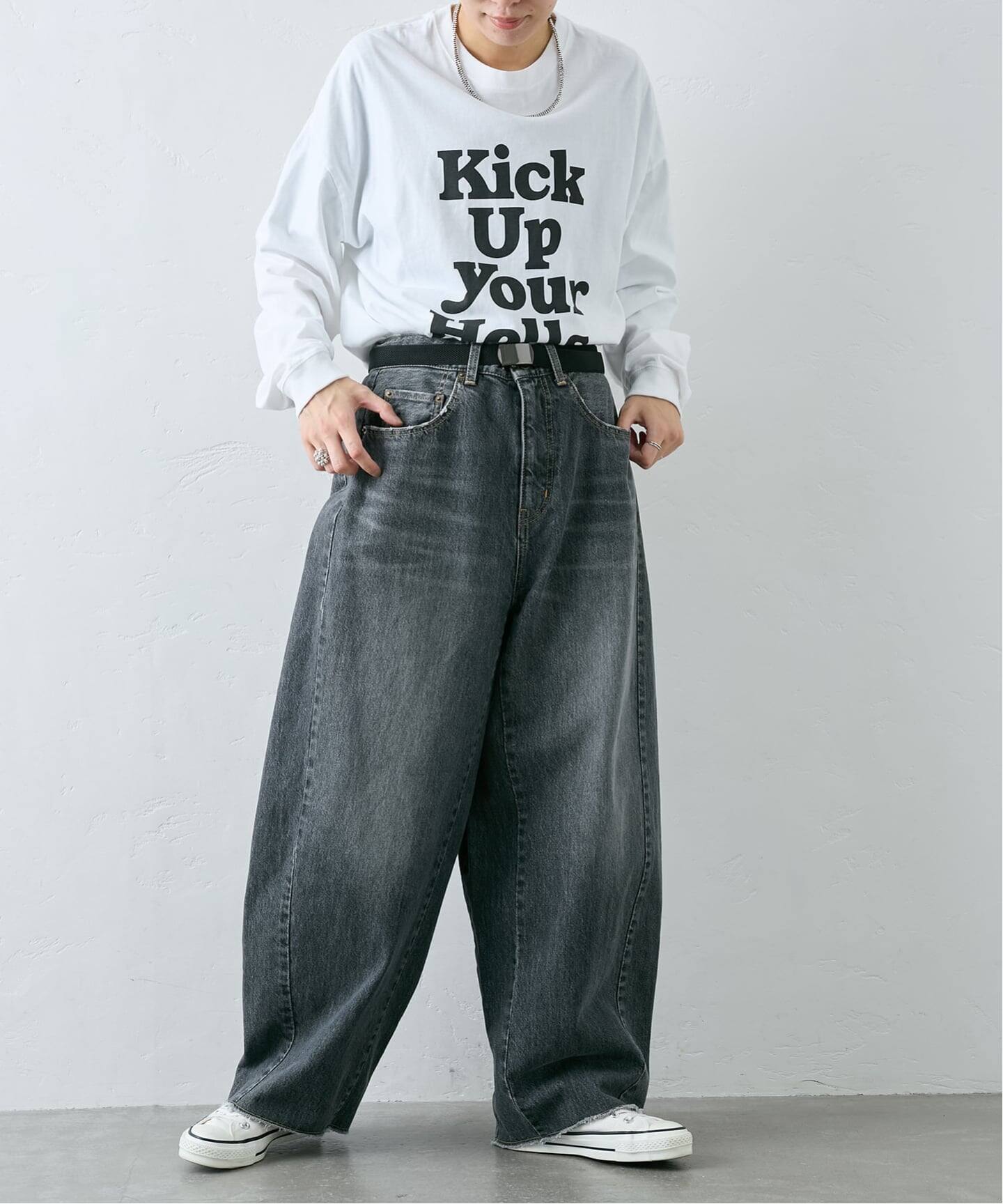 13OZデニム スウィッチパンツ（BLK）（デニムパンツ・ジーンズ