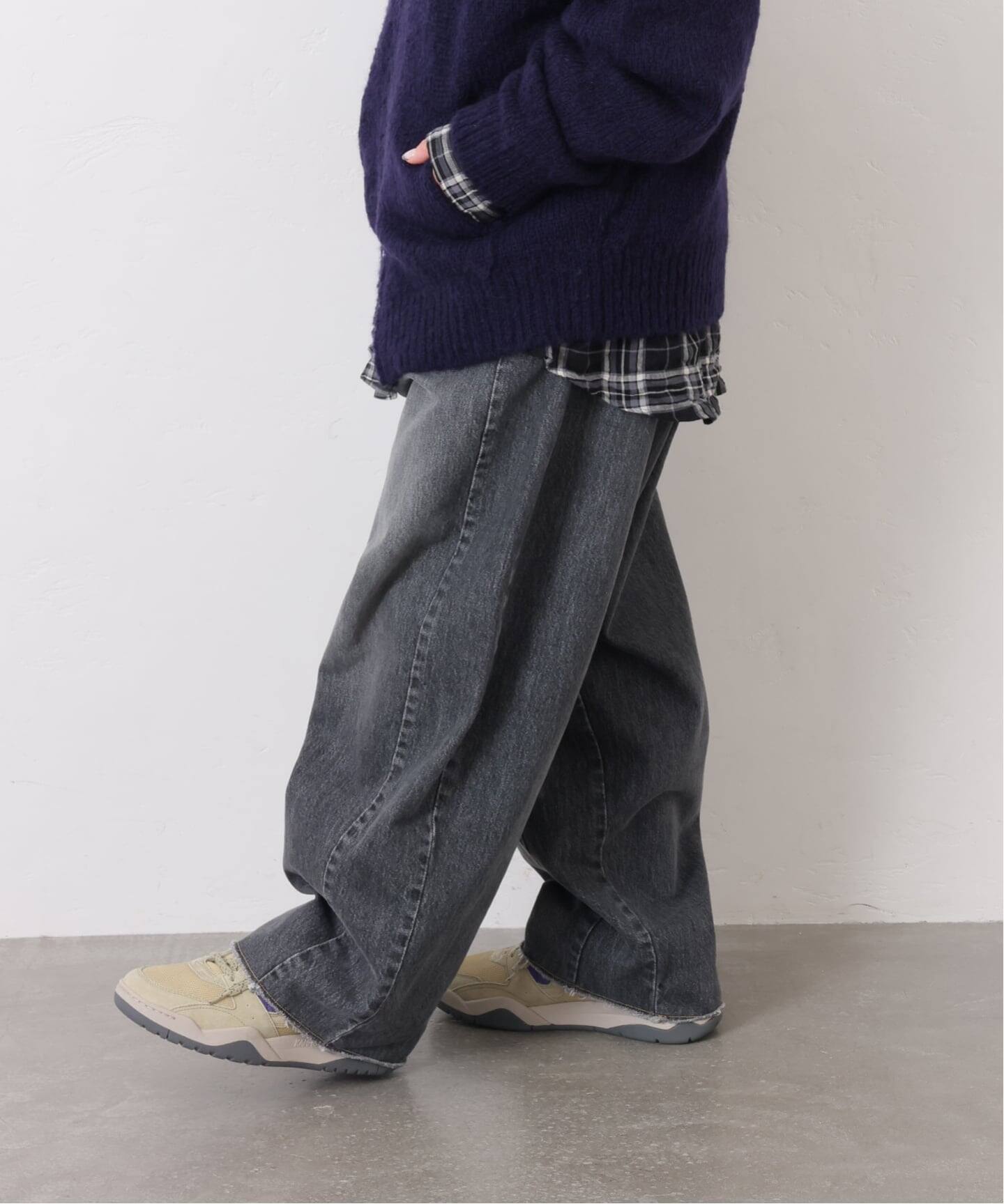 13OZデニム スウィッチパンツ（BLK）（デニムパンツ・ジーンズ