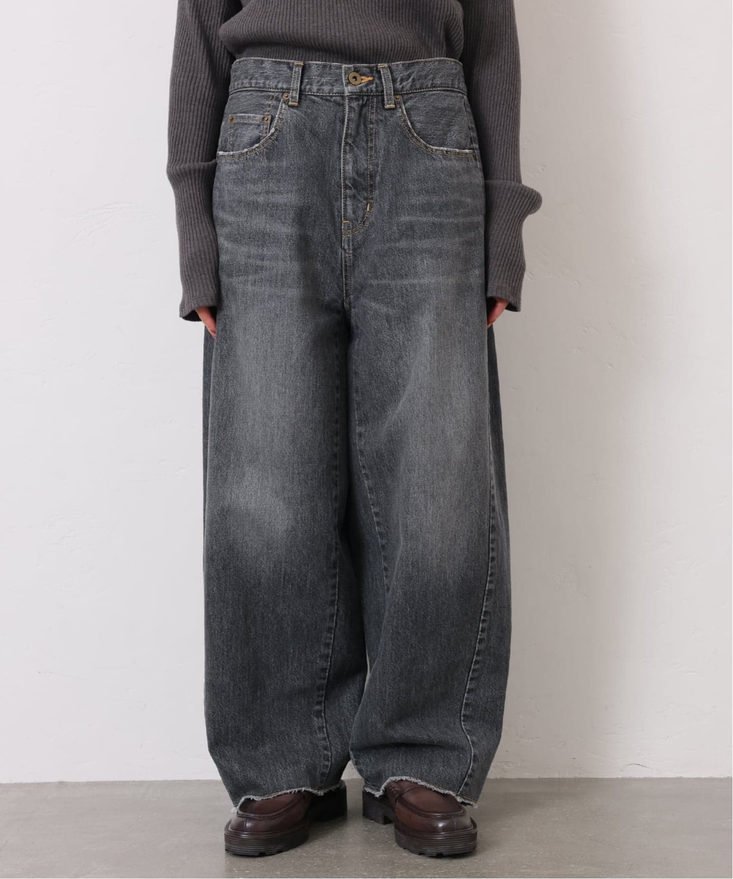 13OZデニム スウィッチパンツ（BLK）（デニムパンツ・ジーンズ