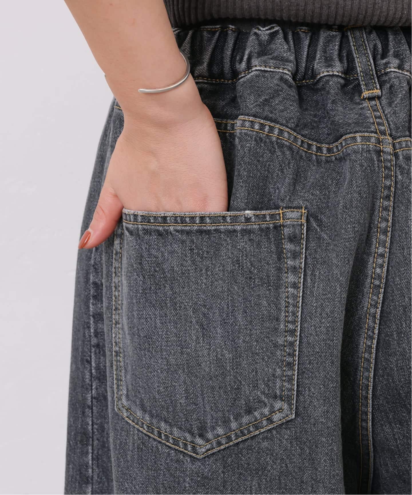 13OZデニム スウィッチパンツ（BLK）（デニムパンツ・ジーンズ