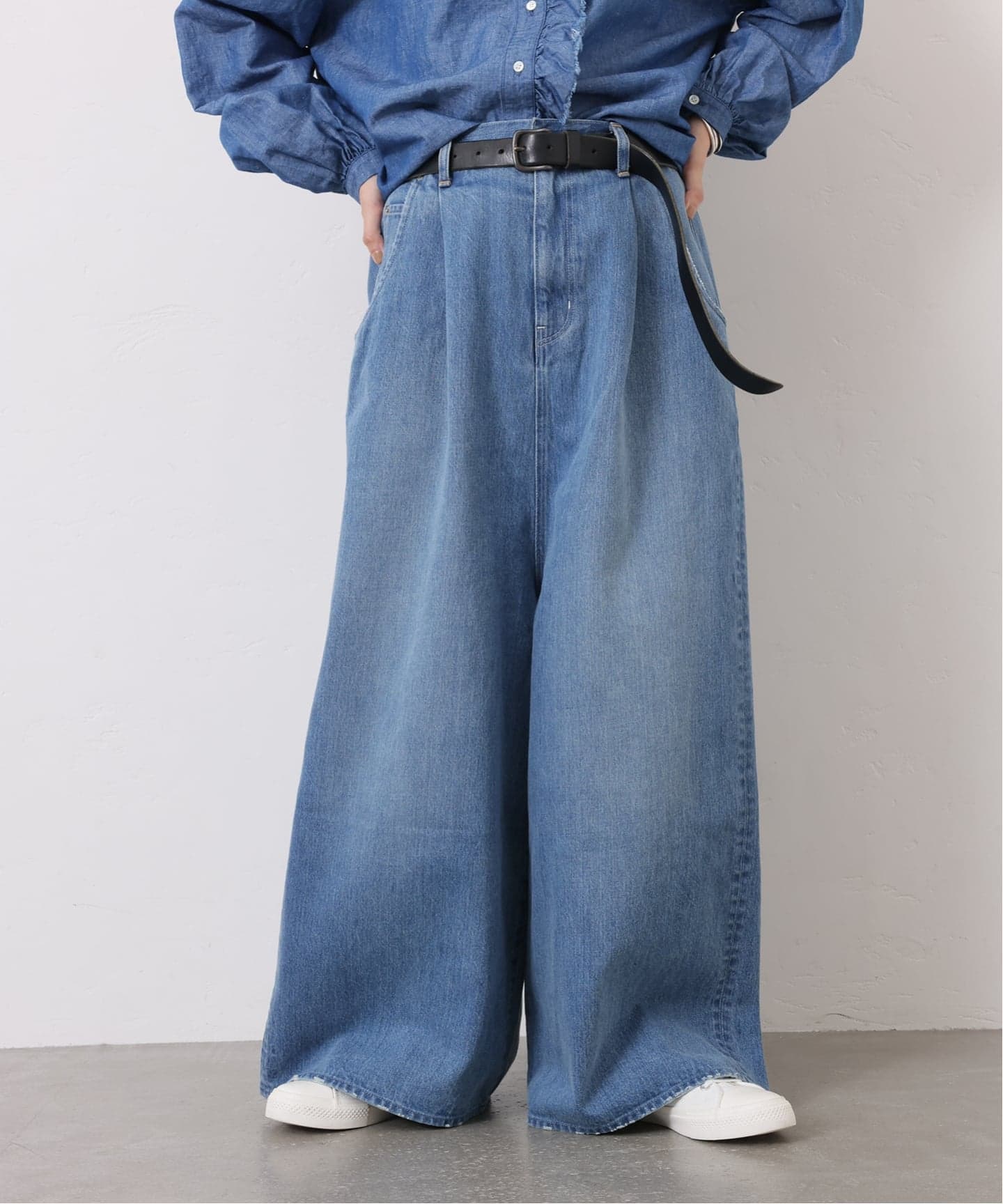 予約》12OZデニム ライズパンツ（デニムパンツ・ジーンズ