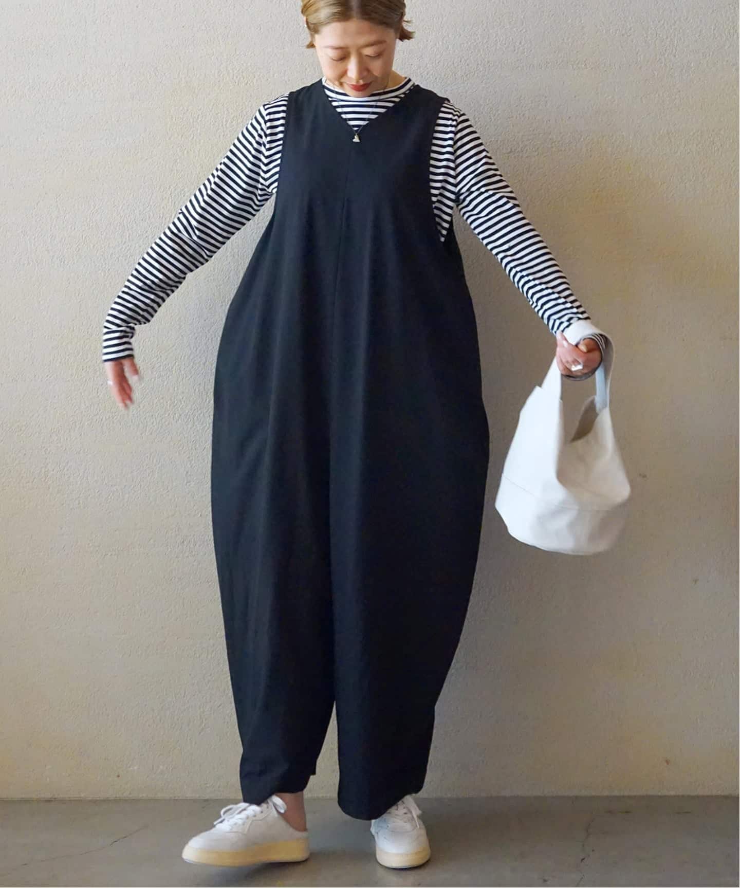 予約》TRストレッチ Vネックサロペット（サロペット／オーバーオール