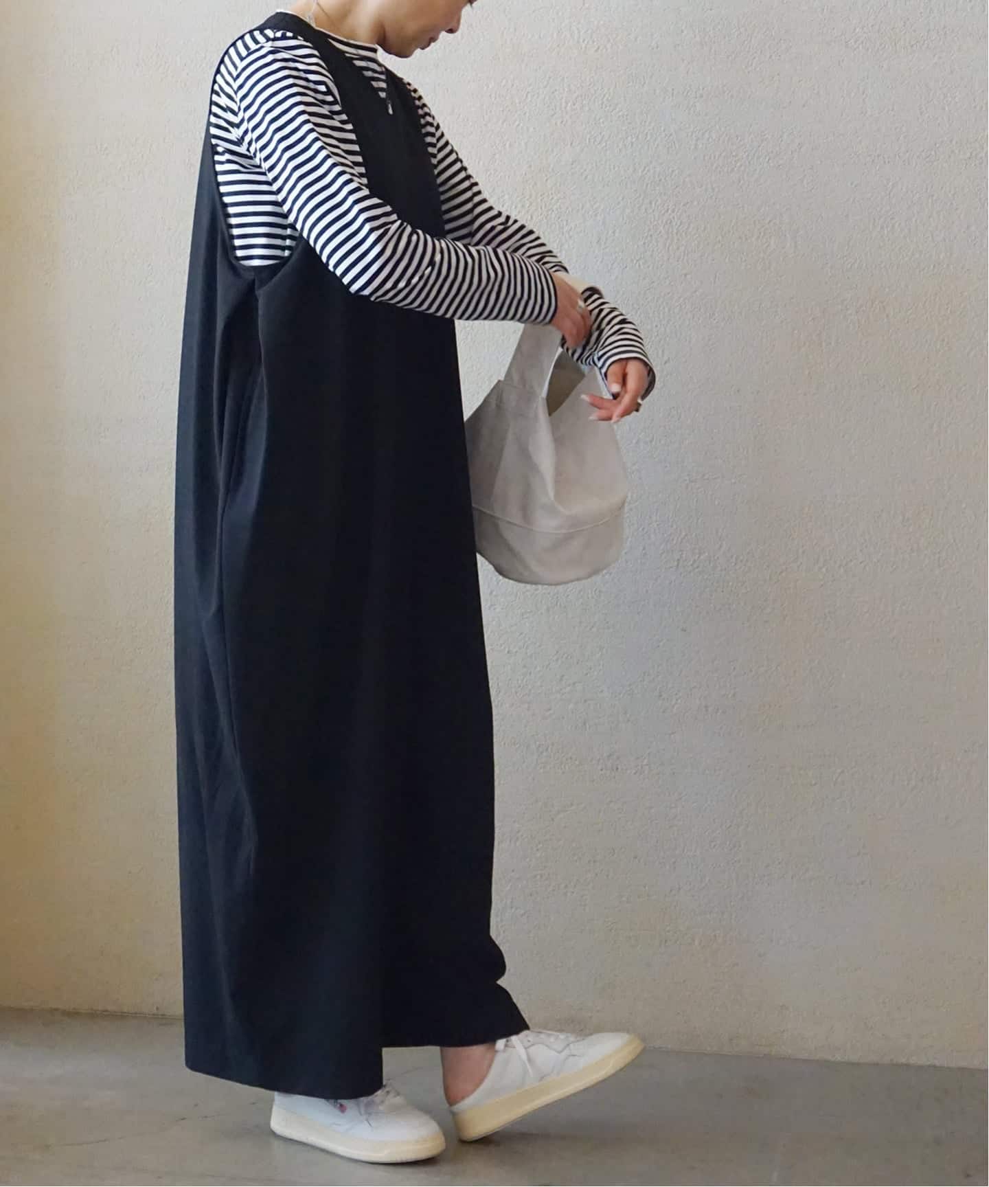 【新品未使用】journal standard luxe TRツイルサロペット TRツイル Vネックサロペット（サロペット／オーバーオール）｜journal