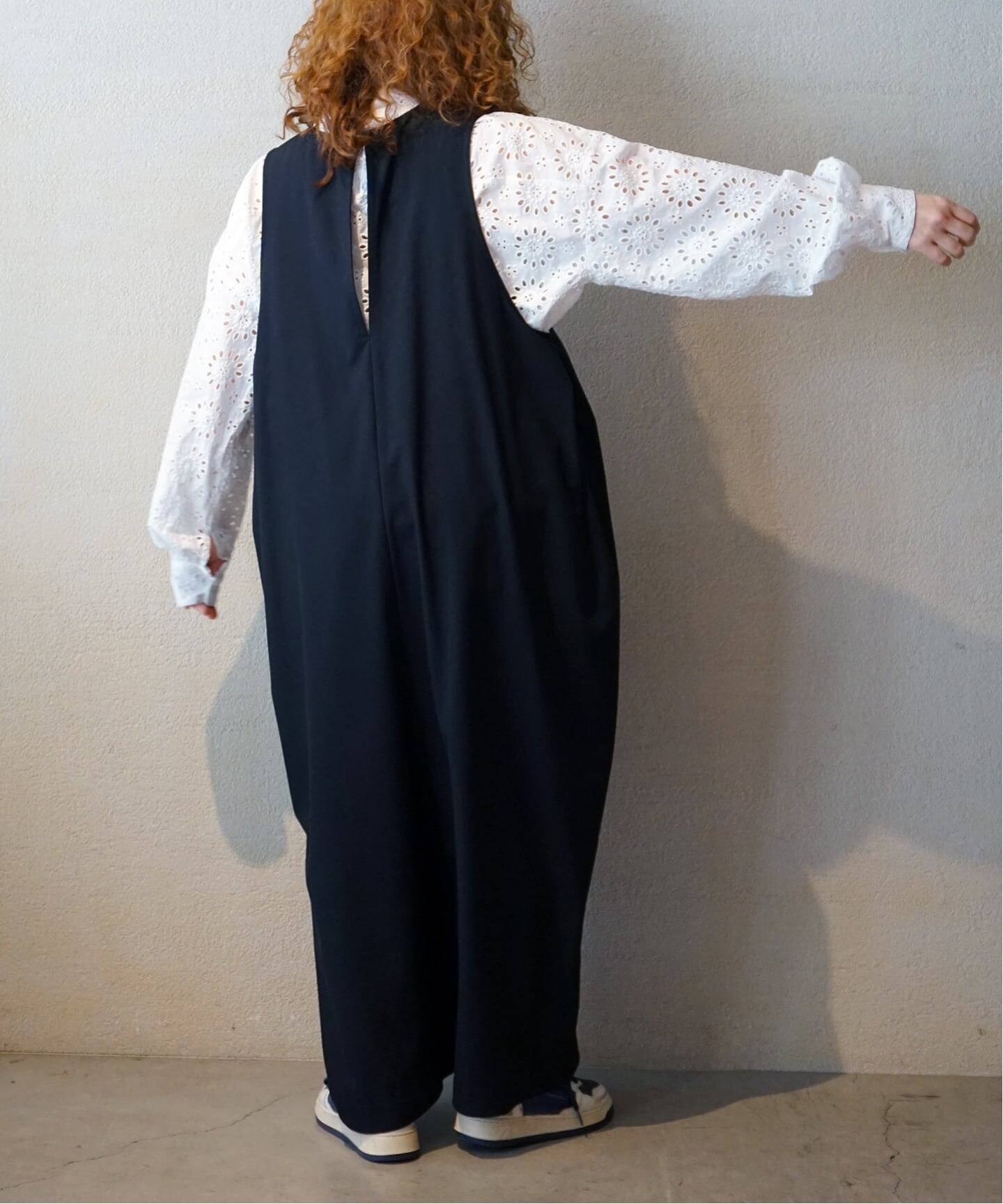 TRストレッチ Vネックサロペット（サロペット／オーバーオール