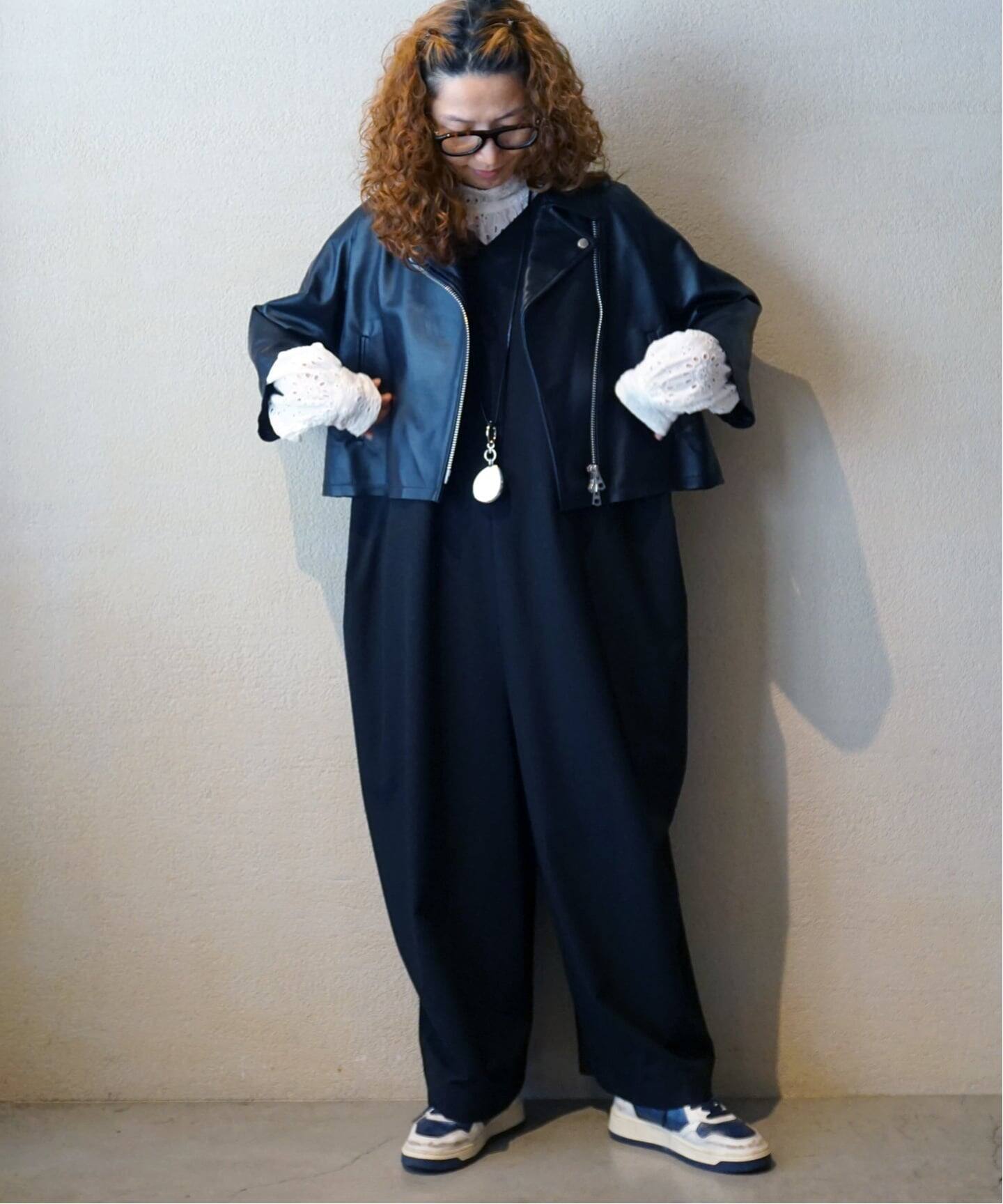 TRストレッチ Vネックサロペット（サロペット／オーバーオール