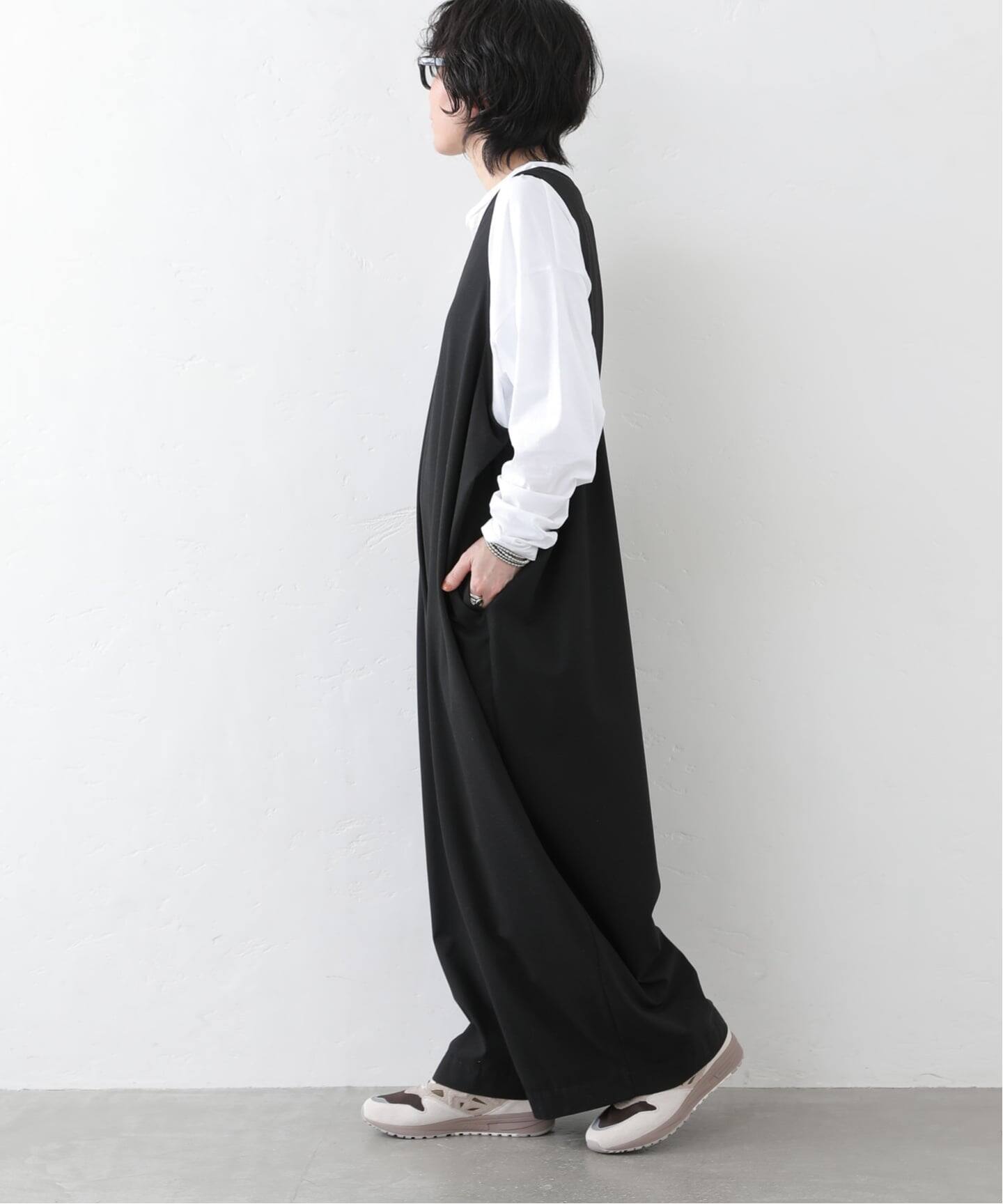 TRストレッチ Vネックサロペット（サロペット／オーバーオール