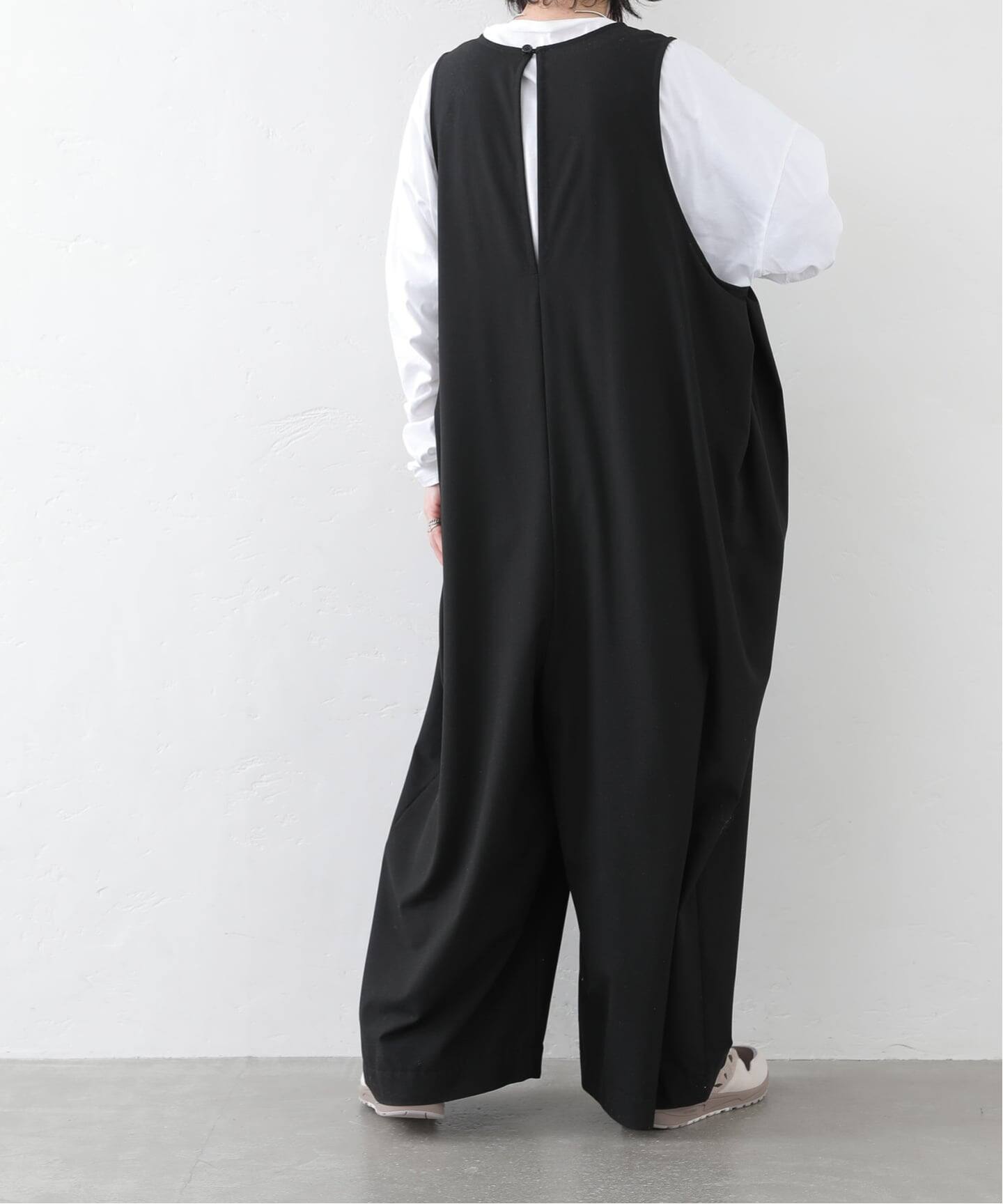 TRストレッチ Vネックサロペット（サロペット／オーバーオール