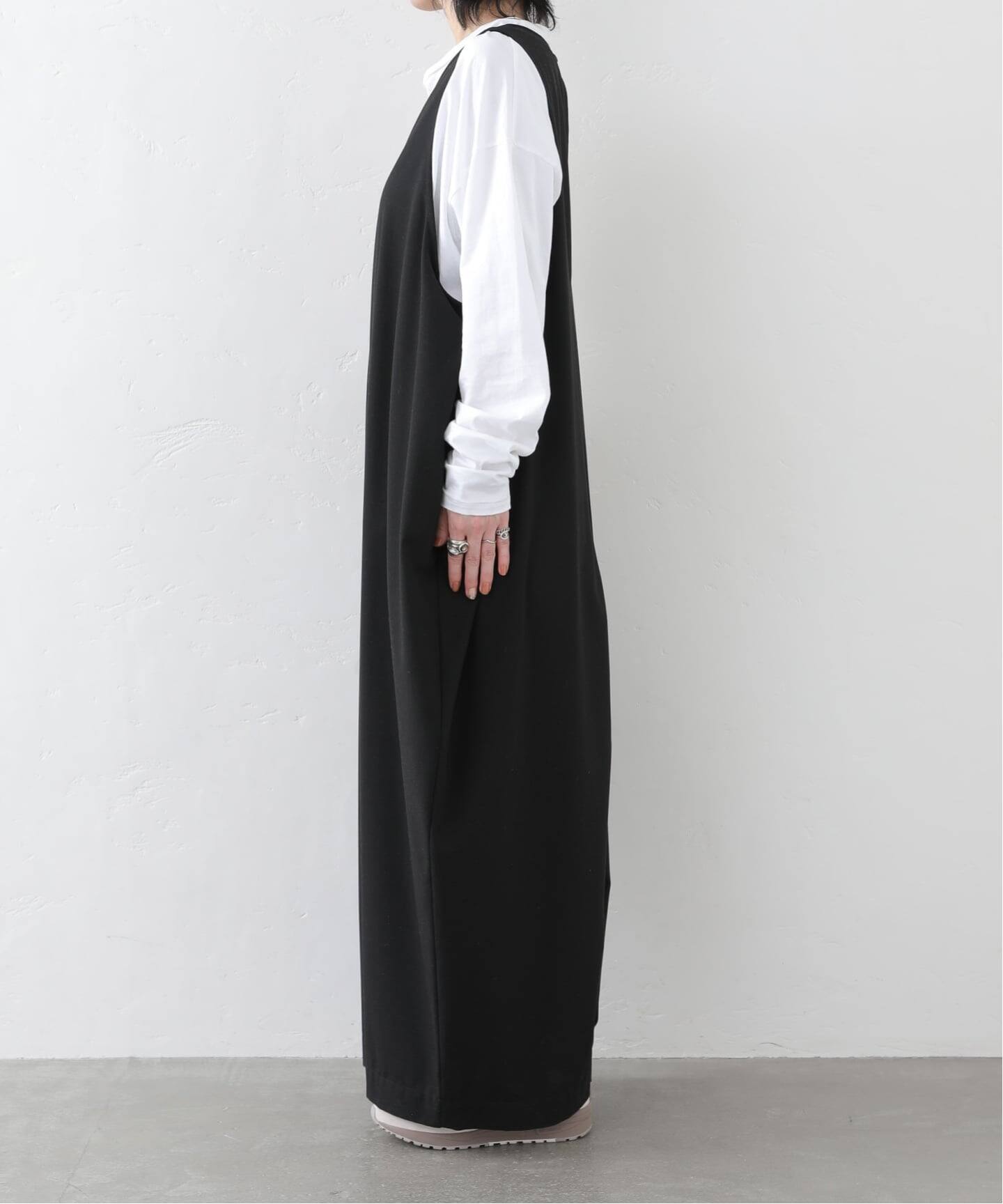 TRストレッチ Vネックサロペット（サロペット／オーバーオール