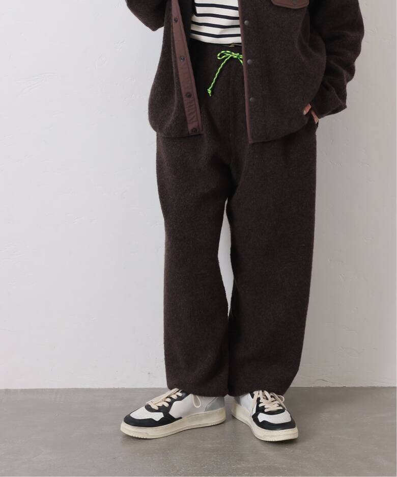 221VILLAGE 】WOOL PILE PT（ジャージ／トラックパンツ）｜journal 