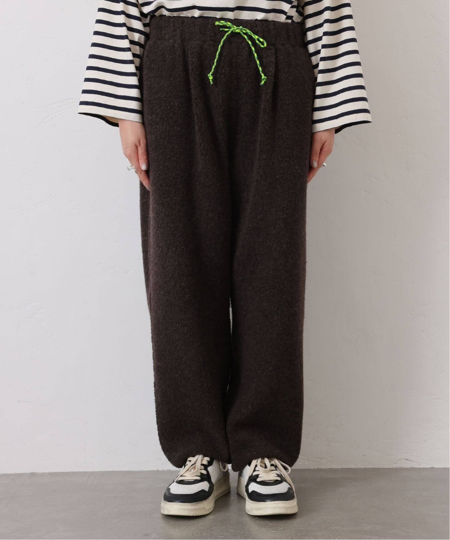 221VILLAGE ウール パイル パンツ ジャーナルスタンダードラックス 221VILLAGE 】WOOL PILE PT（ジャージ／トラックパンツ）｜journal