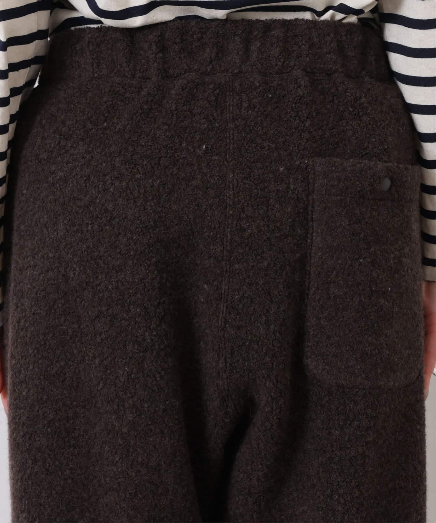 221VILLAGE ウール パイル パンツ ジャーナルスタンダードラックス 予約》【221VILLAGE 】WOOL PILE PT（ジャージ／トラックパンツ