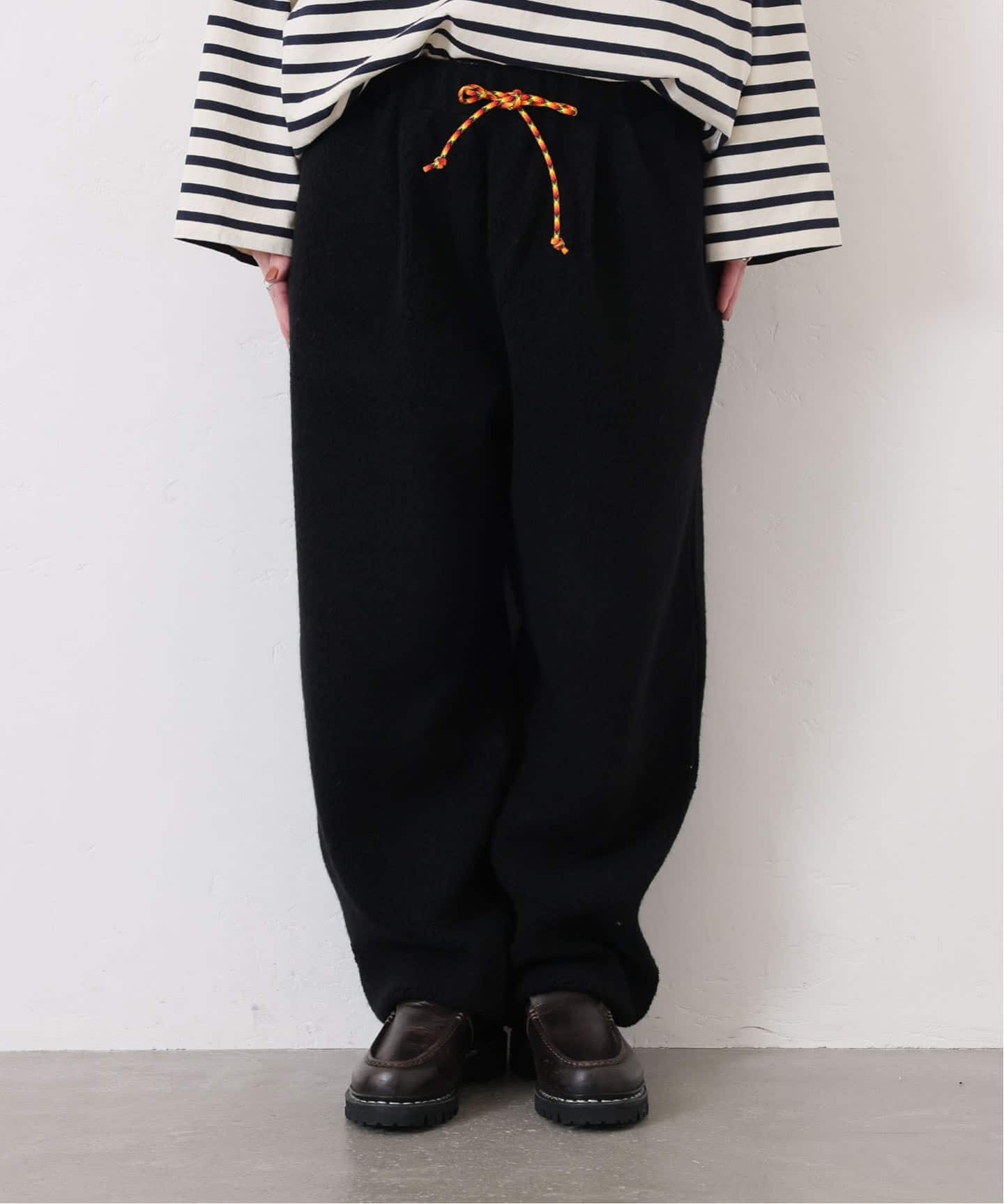 予約》【221VILLAGE 】WOOL PILE PT（ジャージ／トラックパンツ