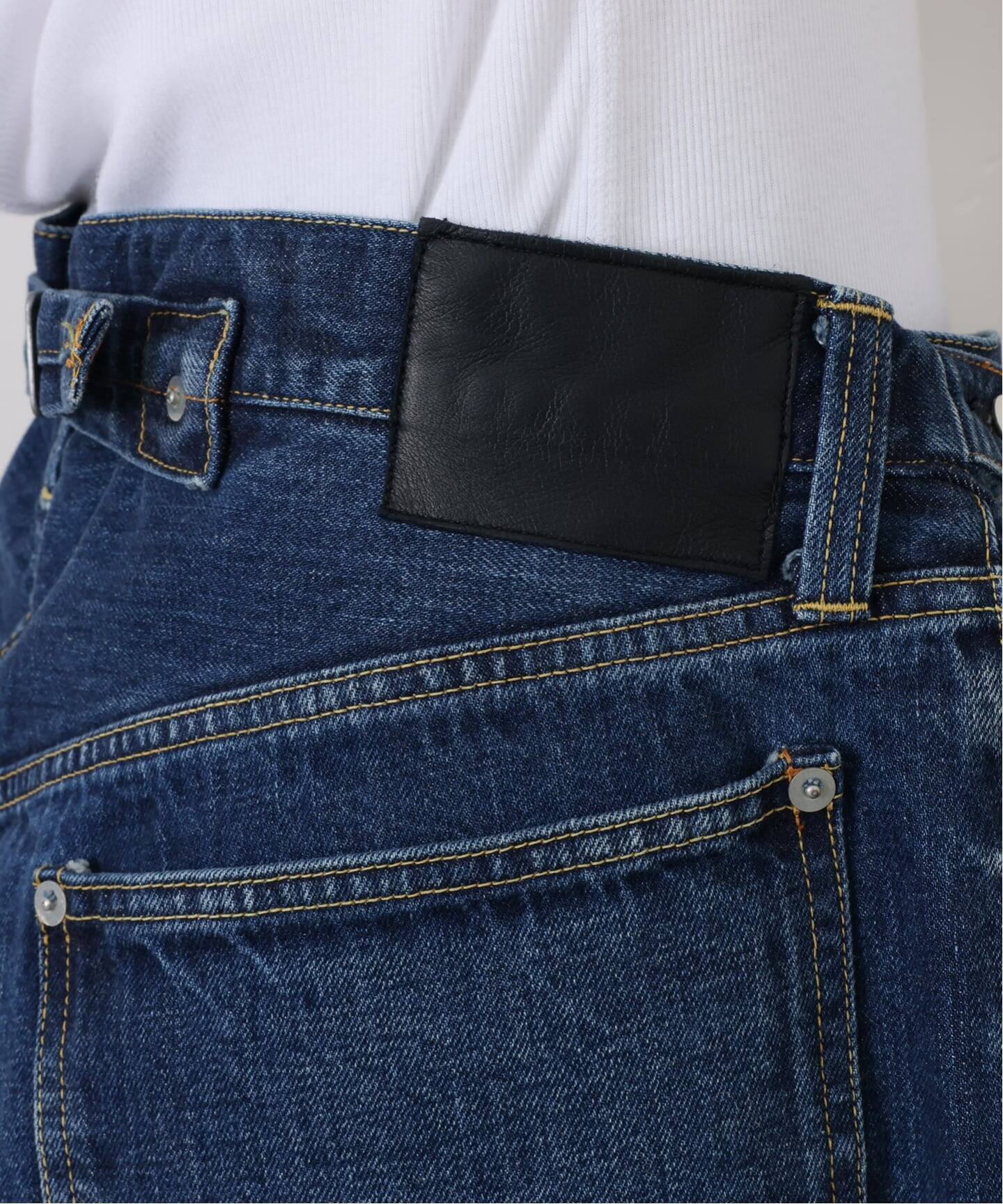 ES:S】 SUPER WIDE CINCH BACK JEANS（デニムパンツ・ジーンズ