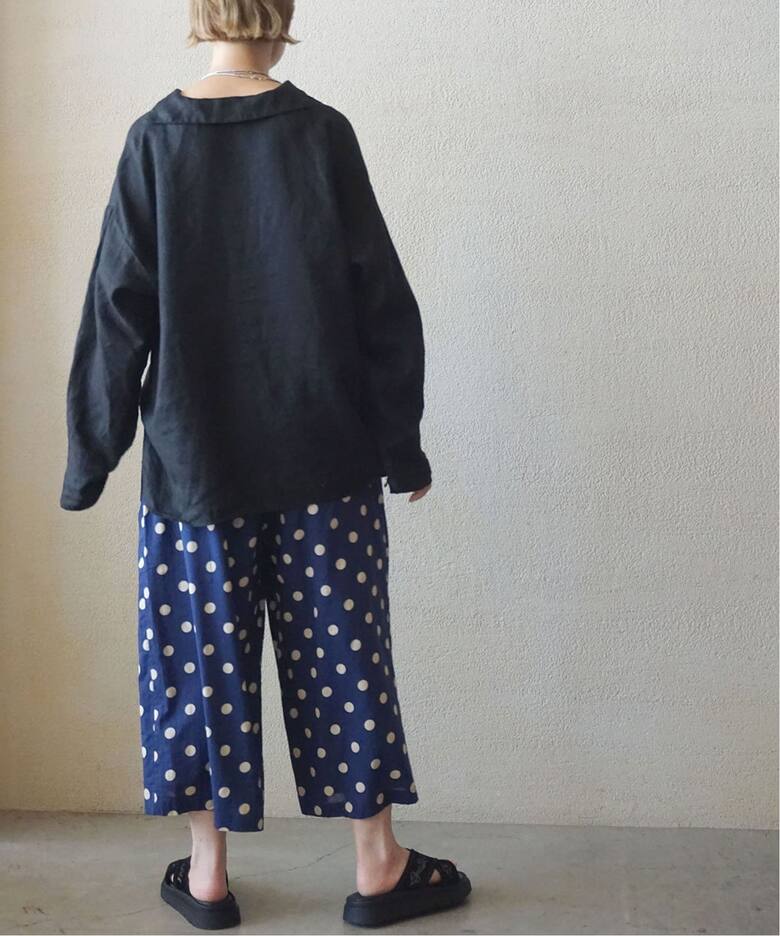 SOIL/ ソイル】DOT PRINT WIDE EASY PANTS（その他パンツ）｜journal  