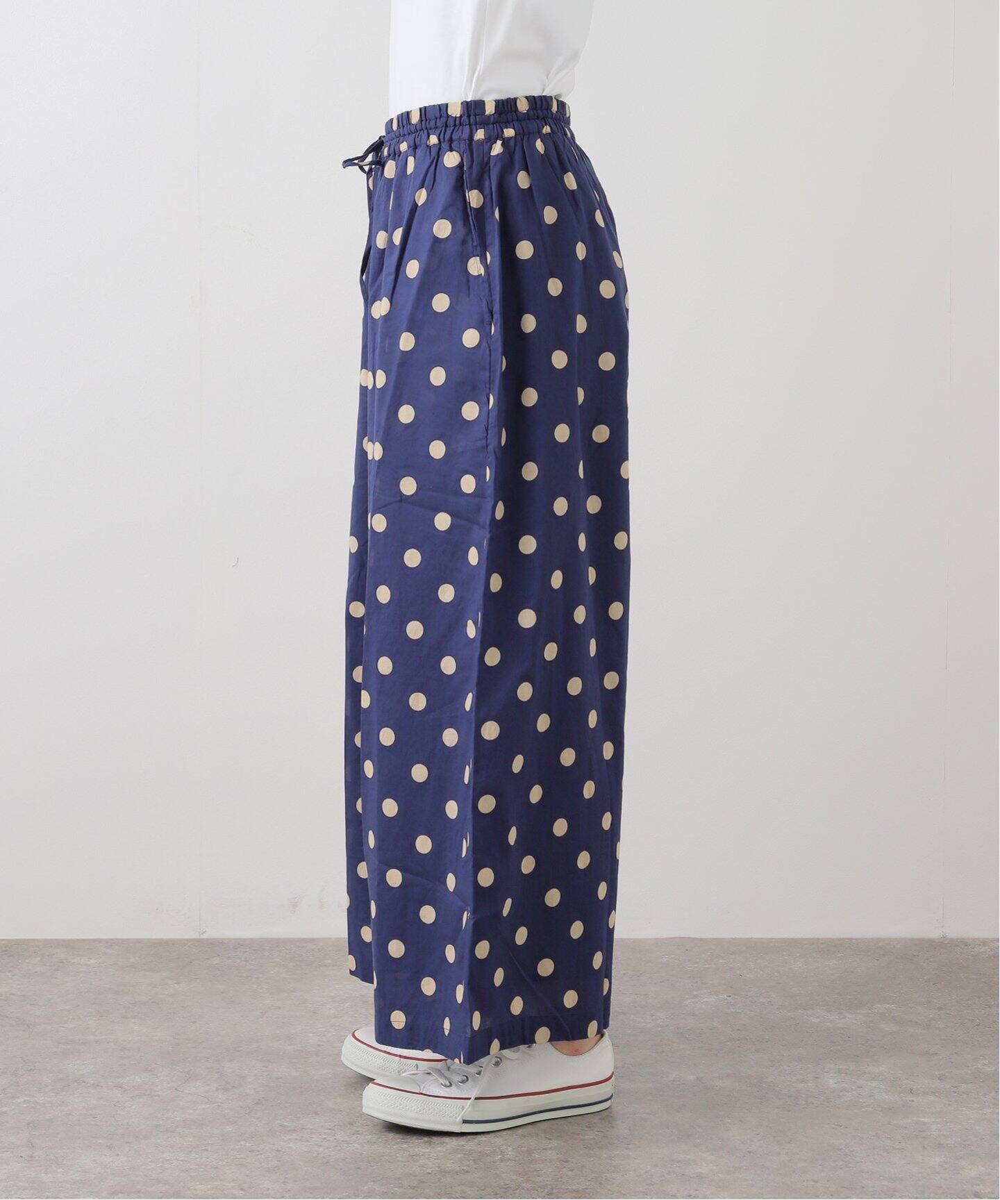 SOIL/ ソイル】DOT PRINT WIDE EASY PANTS（その他パンツ
