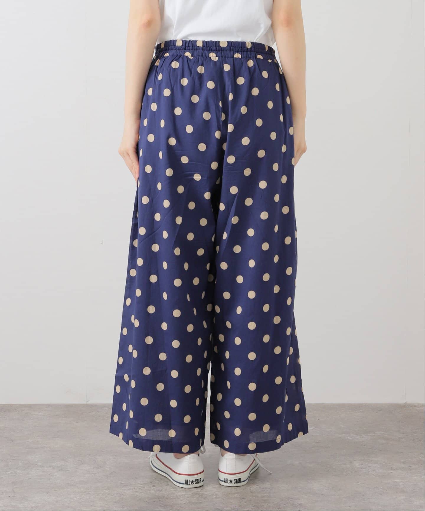 SOIL/ ソイル】DOT PRINT WIDE EASY PANTS（その他パンツ