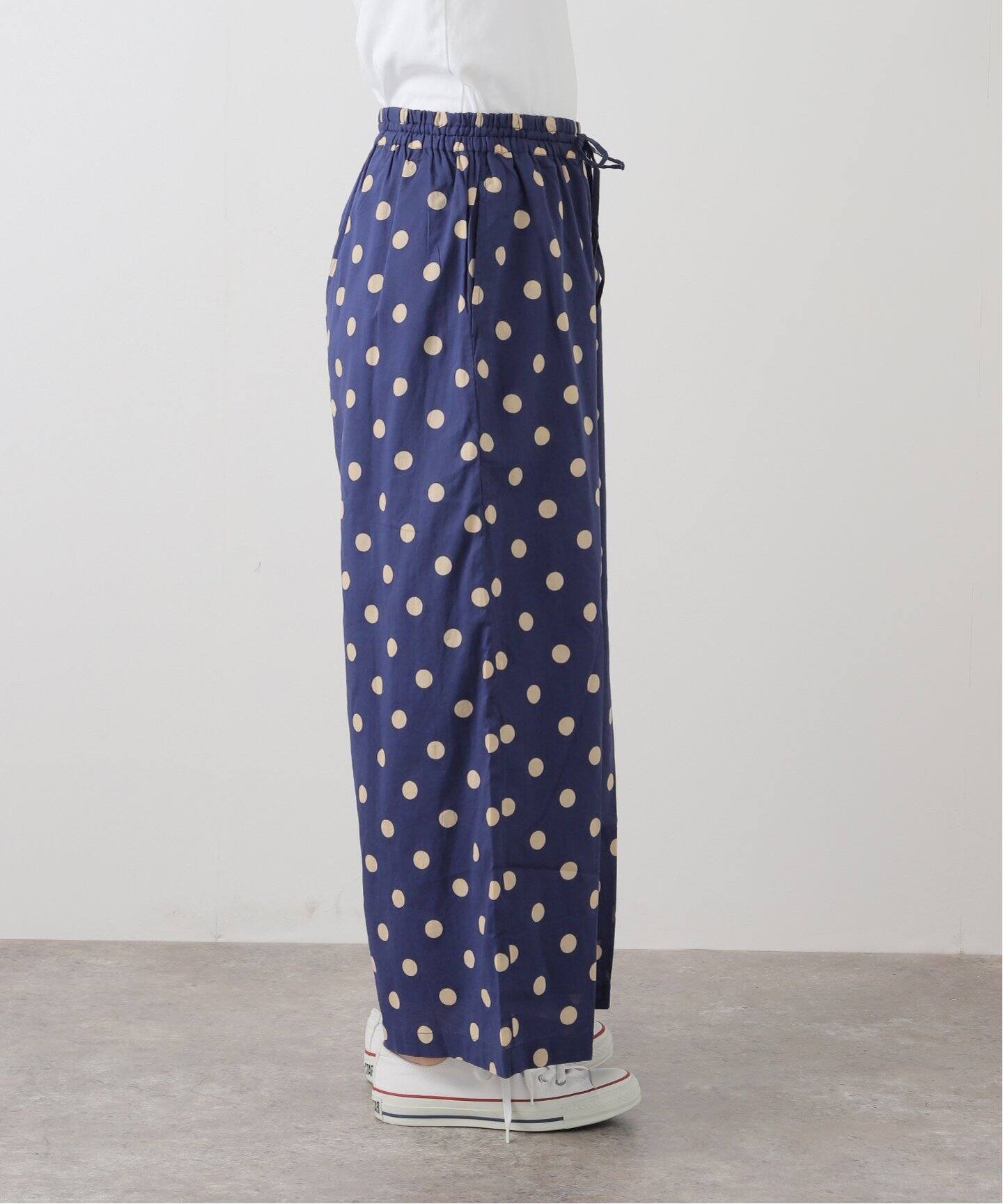 ジャーナルスタンダードラックス・SOIL SOIL】 DOT PRINT PATCHWORK GATHERED SKIRT（その他スカート