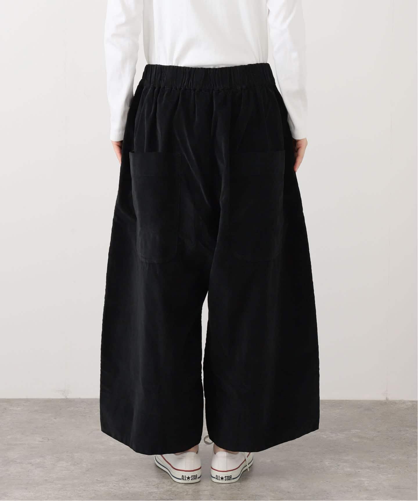 album di famigliaアルバムディファミリアvelvet パンツ album di famiglia】WIDE TROUSERS VELVET（その他パンツ