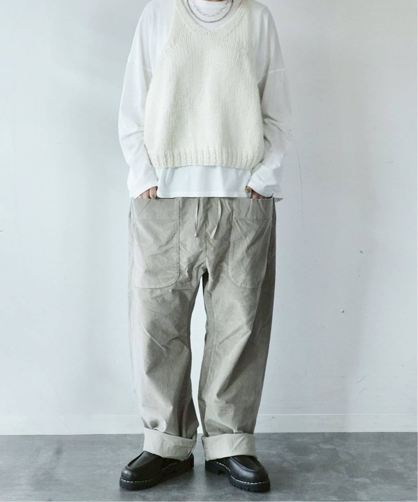 album di famiglia】 BRAGUE TROUSERS VELVET（その他パンツ