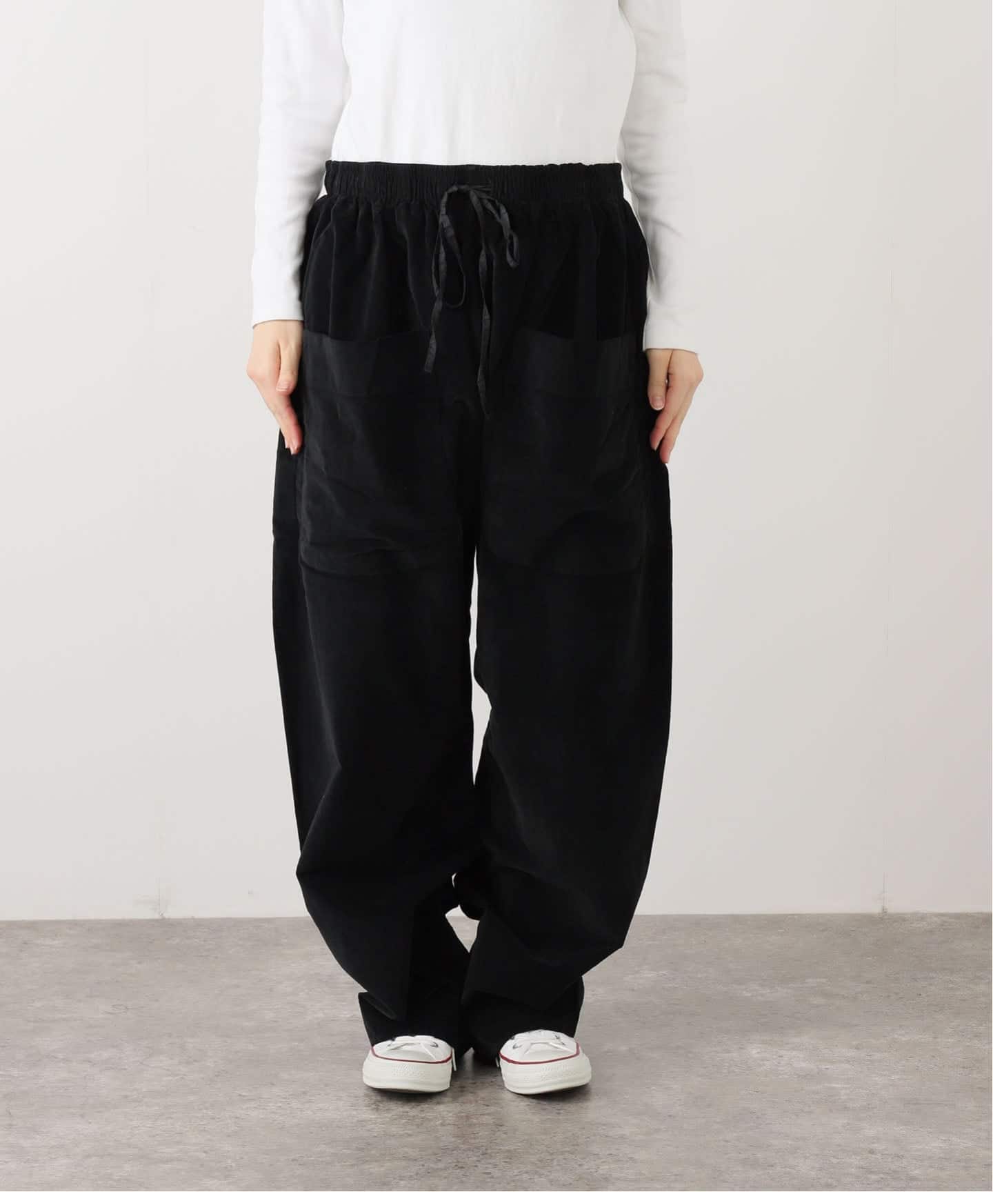 album di famigliaアルバムディファミリアvelvet パンツ album di famiglia】WIDE TROUSERS VELVET（その他パンツ