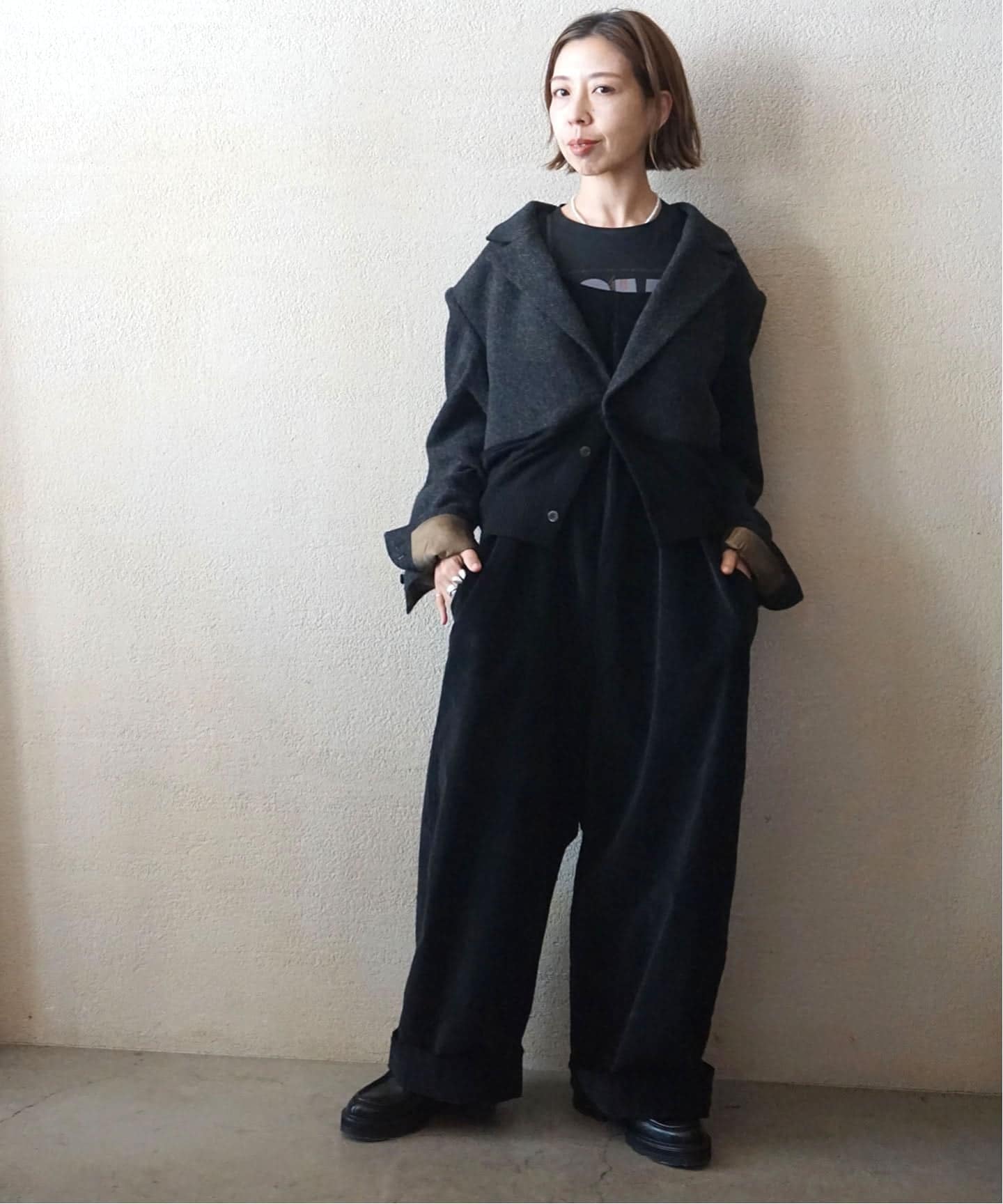 album di famiglia】 SALOPETTE VELVET（サロペット／オーバーオール