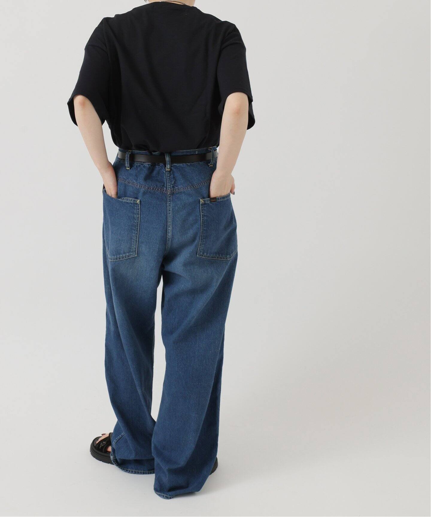 chimala】 DENIM WAIST ADJUSTABLE PANTS（デニムパンツ・ジーンズ 