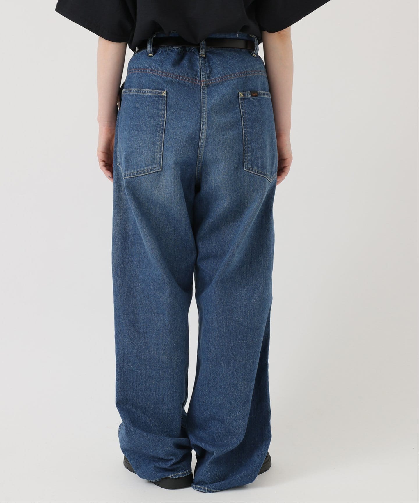chimala】 DENIM WAIST ADJUSTABLE PANTS（デニムパンツ