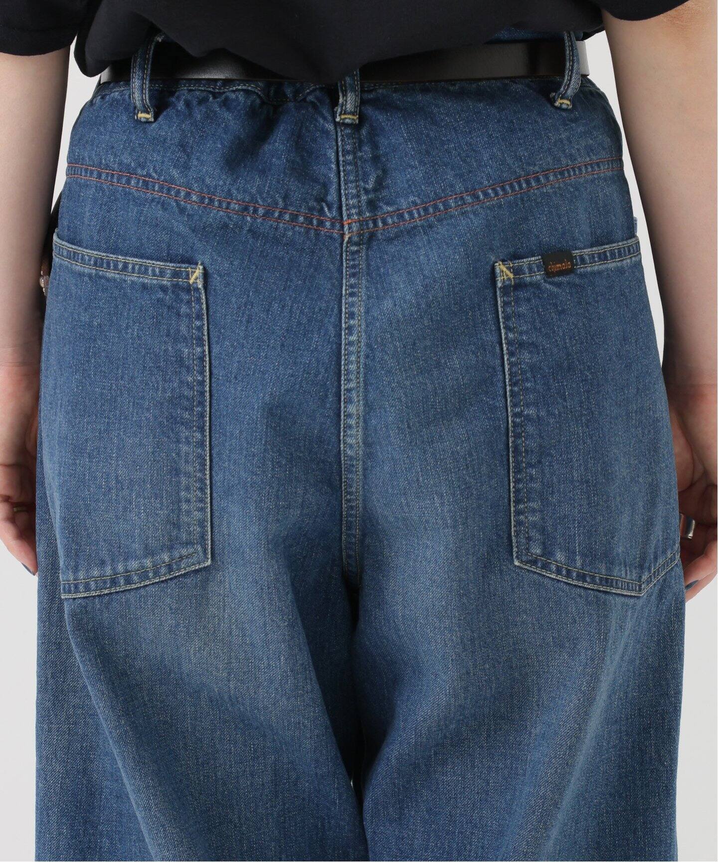 chimala】 DENIM WAIST ADJUSTABLE PANTS（デニムパンツ