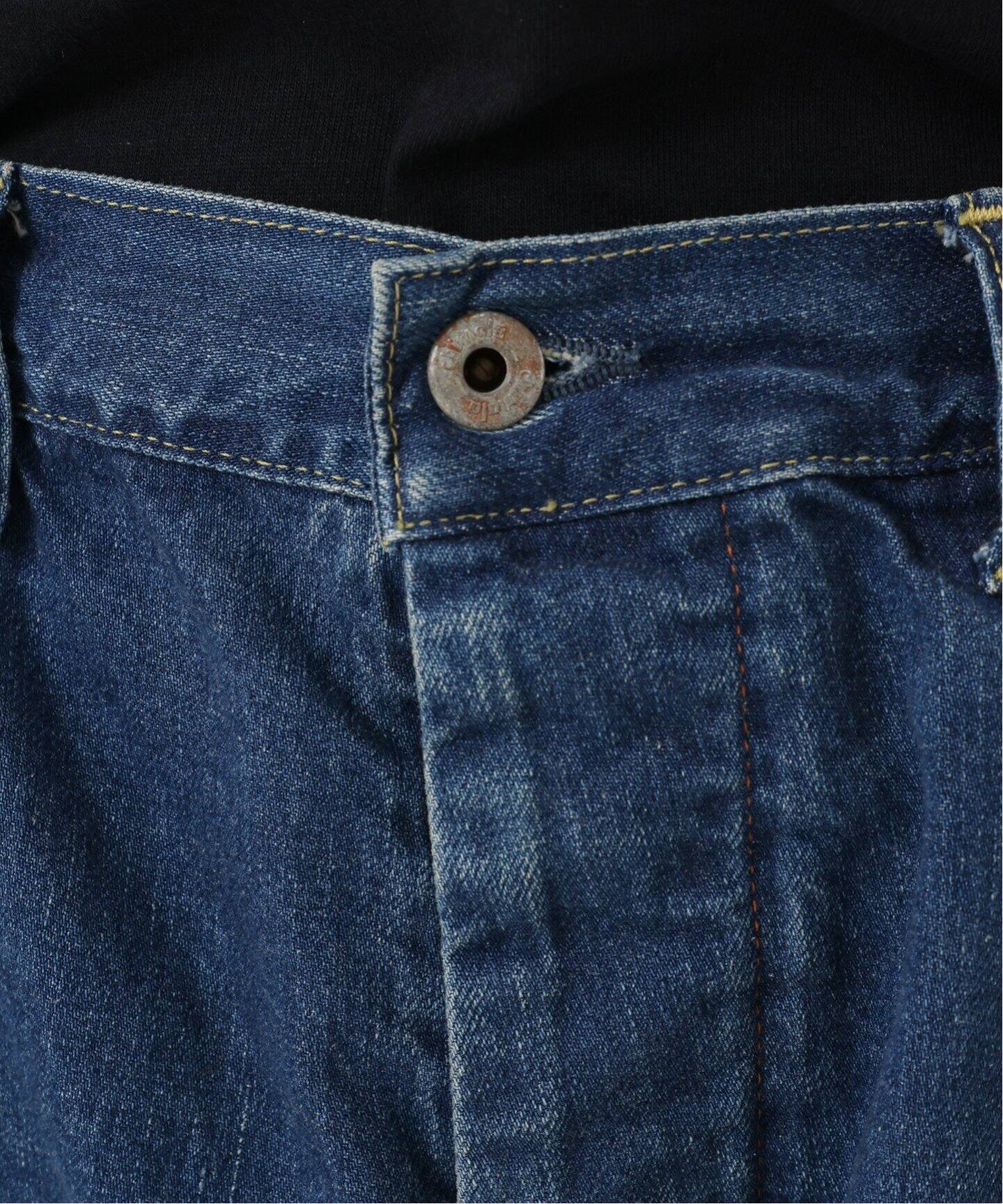 予約》【chimala】 DENIM WAIST ADJUSTABLE PANTS（デニムパンツ