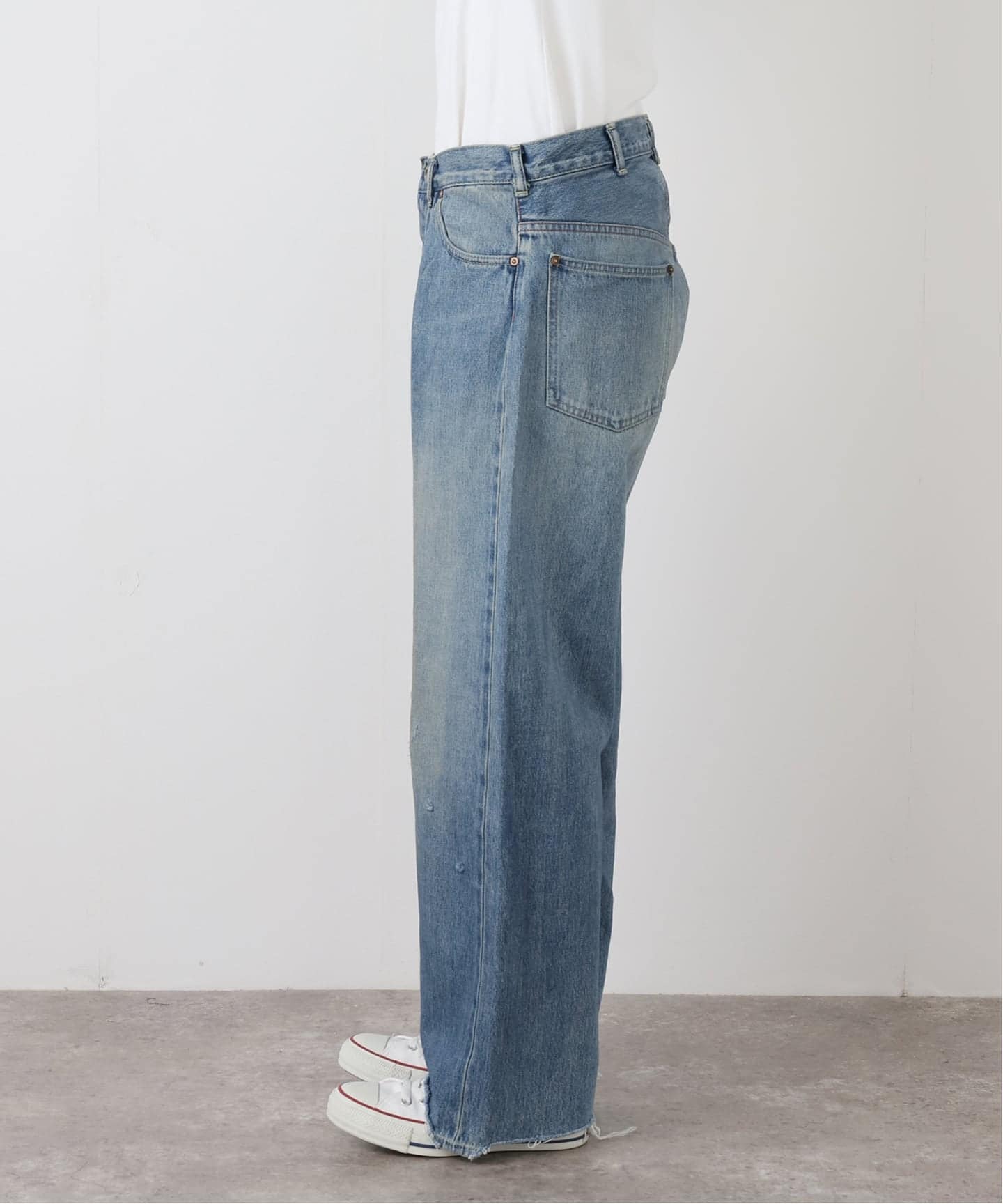 パンツ chimalaSELVAGE DENIM DEEP RISE BAGGY CUT Deep Rise Baggy Cut Jean – SUNROOM