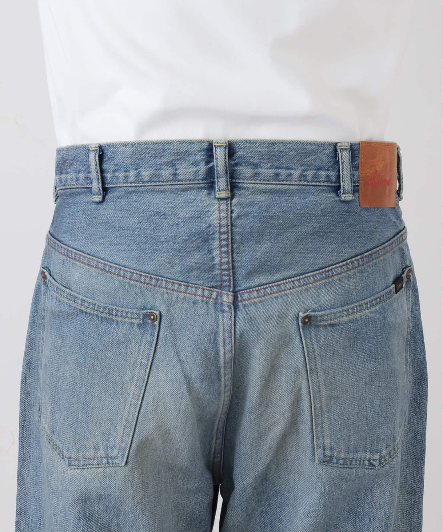 パンツ chimalaSELVEDGE ENIM DEEPRISE BAGGYCUT chimala｜チマラ】SELVEDGE DENIM DEEP RISE BAGGY CUT｜深め