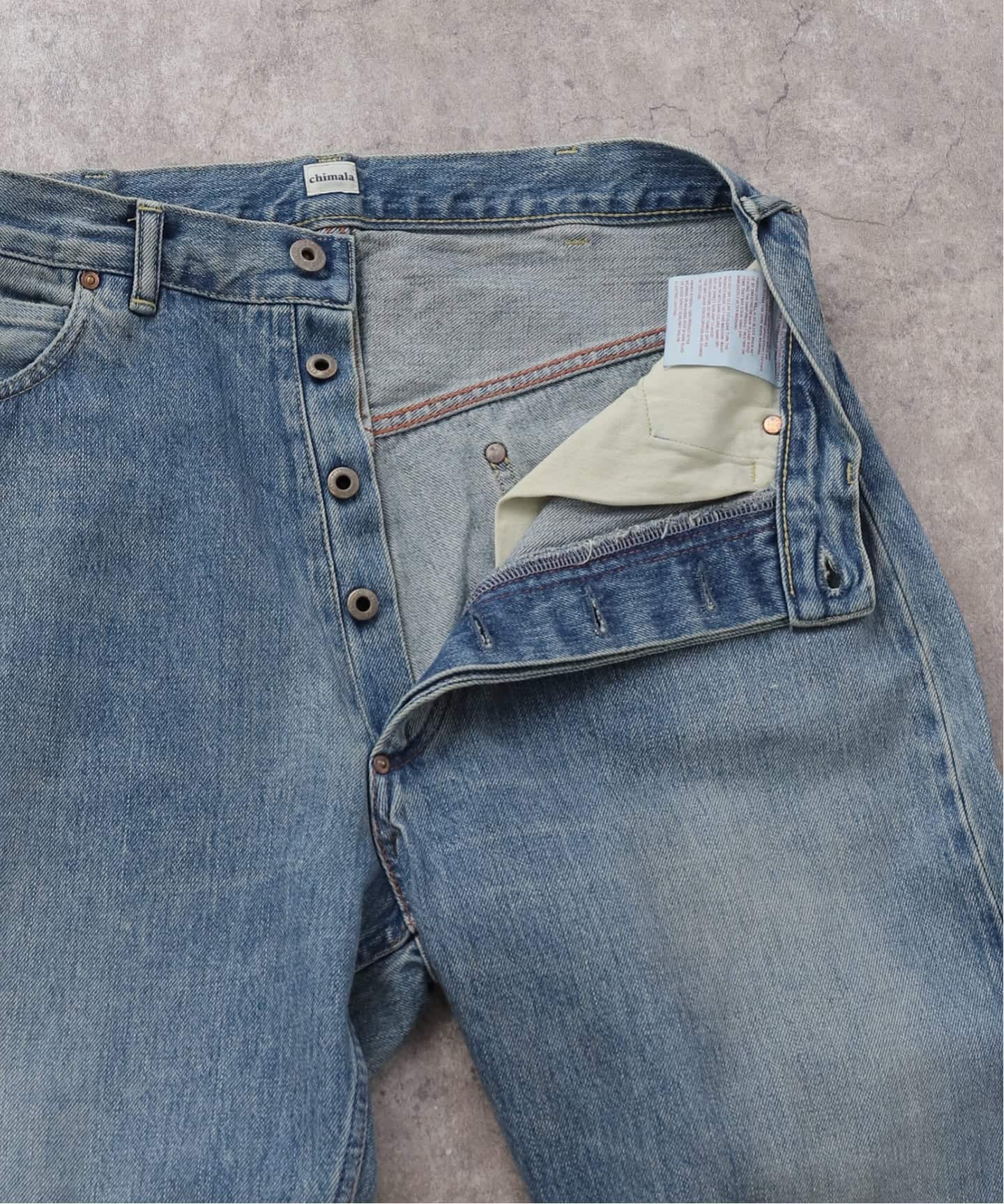 パンツ chimalaSELVEDGE ENIM DEEPRISE BAGGYCUT chimala】 DEEP RISE BAGGY CUT（デニムパンツ・ジーンズ