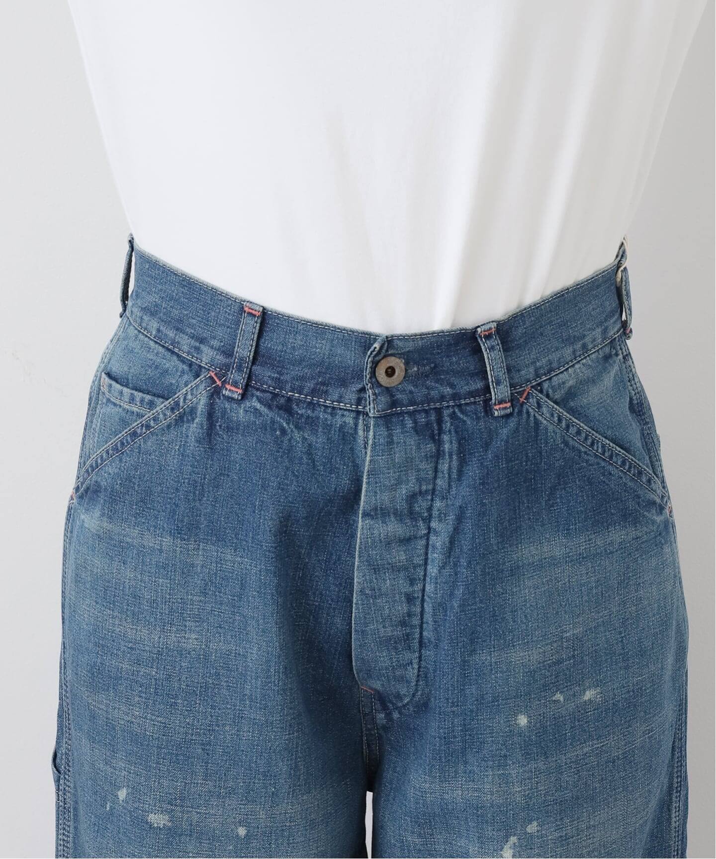 chimala】 DENIM PAINTER PANTS-SHORTER（デニムパンツ
