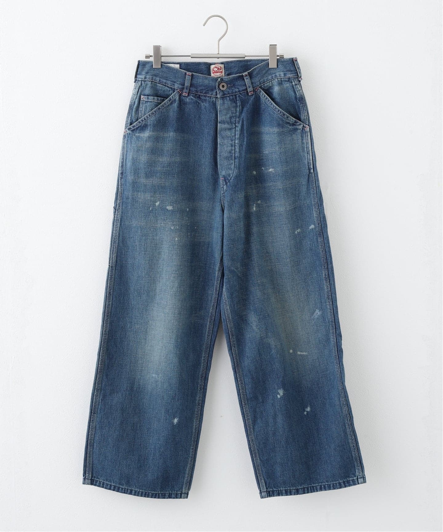 chimala】 DENIM PAINTER PANTS-SHORTER（デニムパンツ