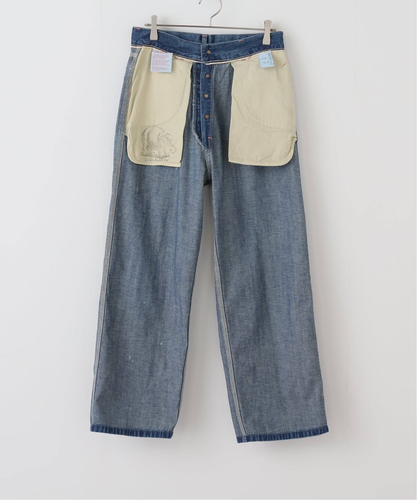 chimala】 DENIM PAINTER PANTS-SHORTER（デニムパンツ