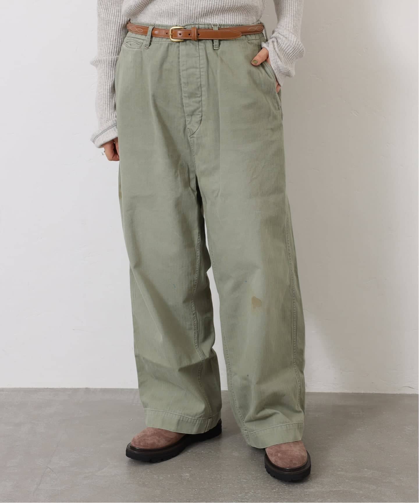 パンツ chimala<br> US ARMY OFFICER'S TROUSERS chimala】 US ARMY OFFICER TROUSERS-SHORTER（その他パンツ